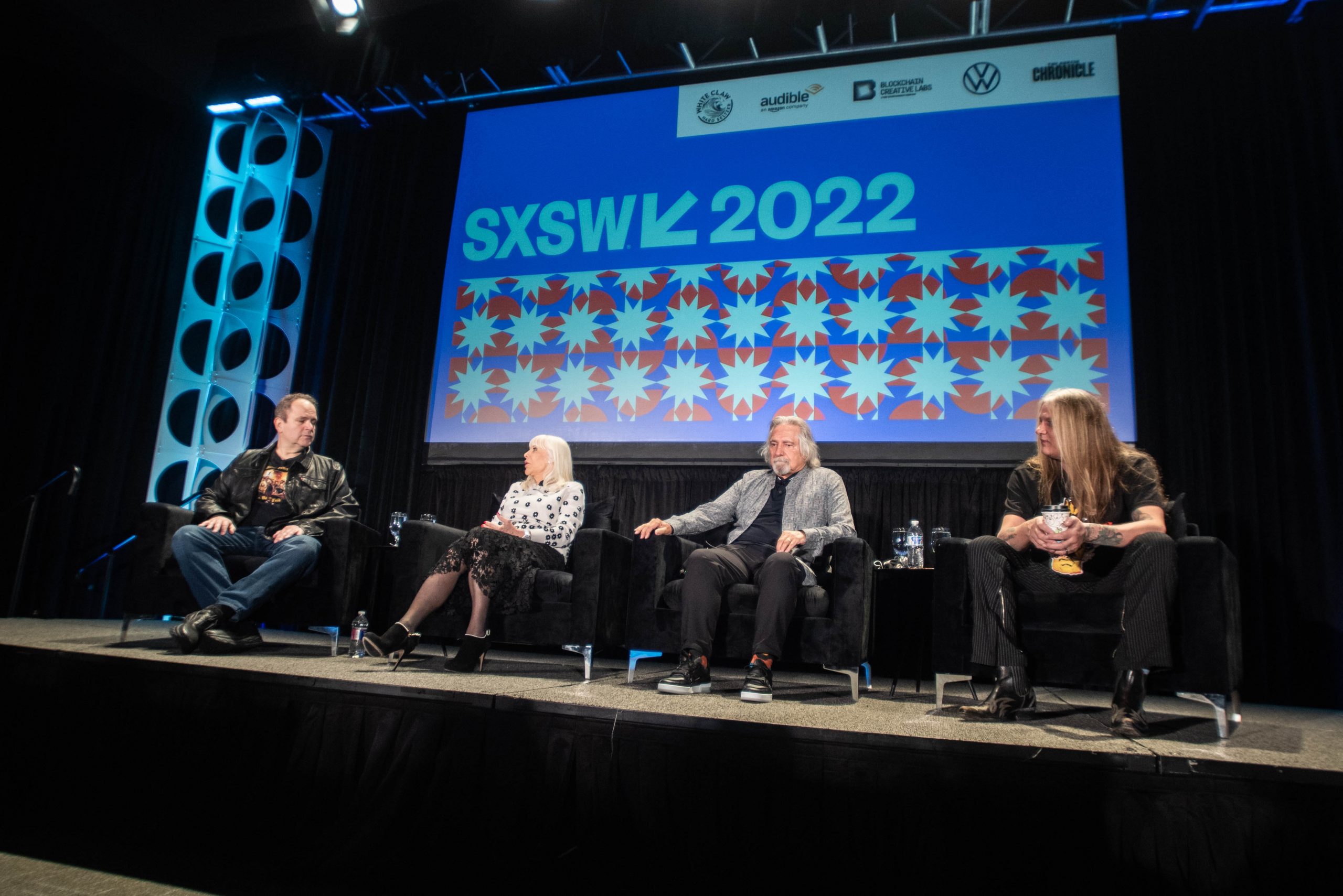 Painel com Geezer Butler, Wendy Dio e Sebastian Bach. Créditos: Rafael Beck (@2beck_)