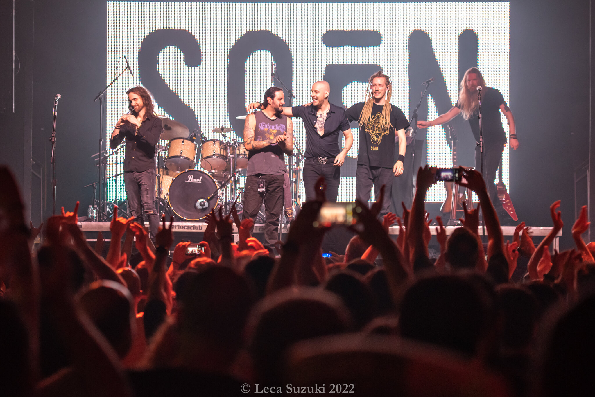 Soen no Carioca Club em São Paulo. Crédito: Leca Suzuki