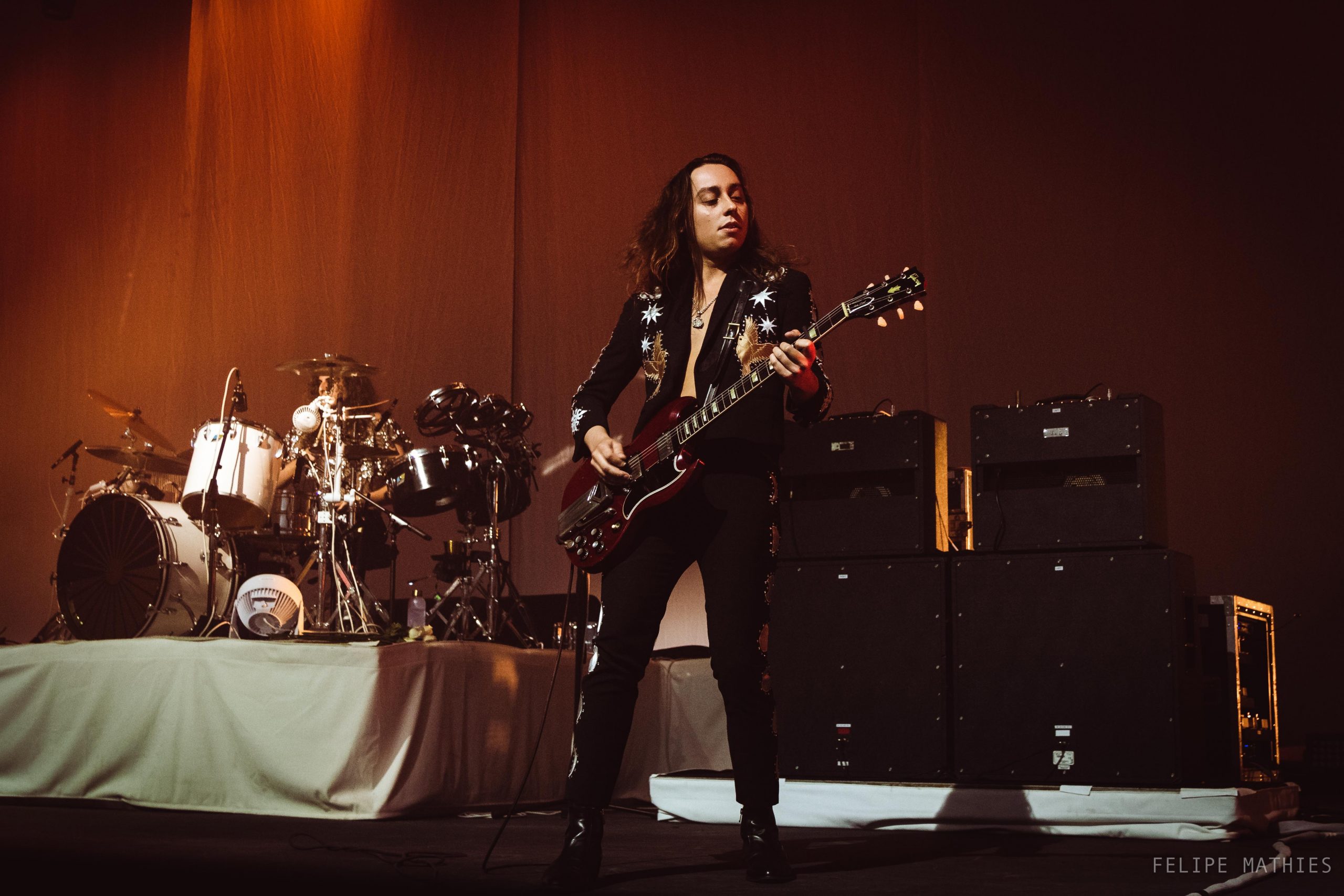Greta Van Fleet no Rio de Janeiro em maio de 2022. Crédito: Felipe Mathies