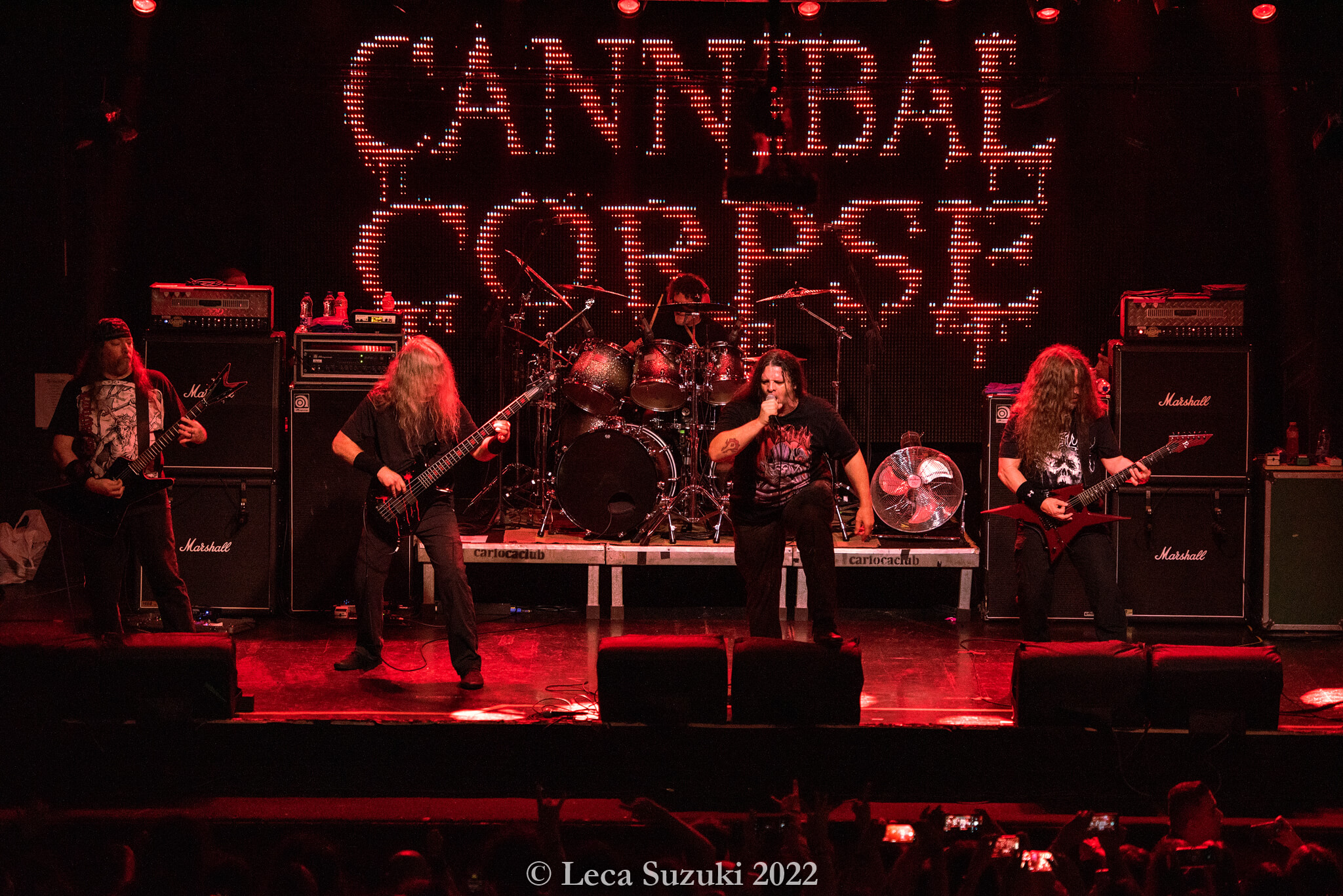Cannibal Corpse em São Paulo. Créditos: Leca Suzuki