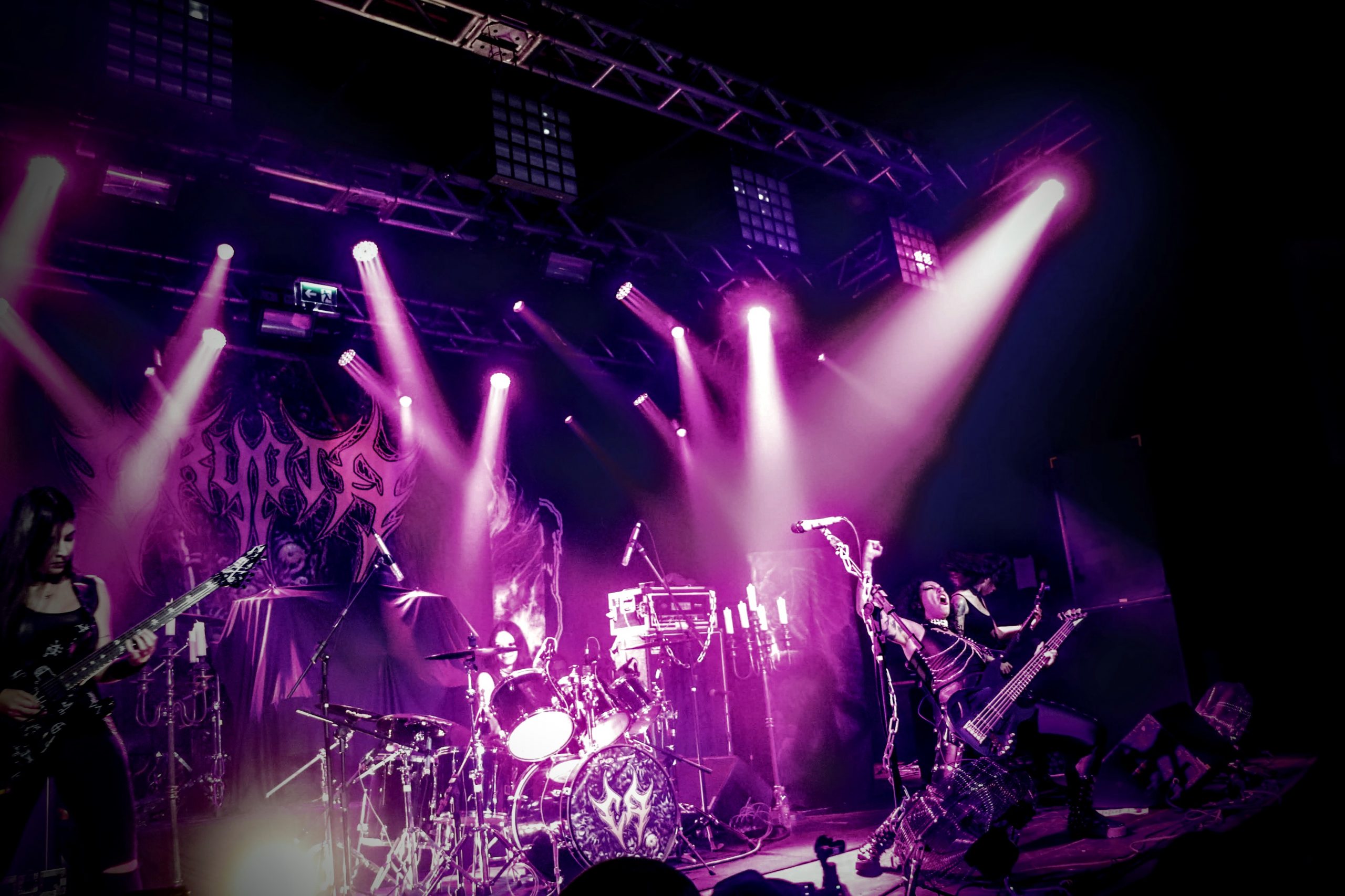 Belphegor durante a Extreme Tour no Bar Opinião em Porto Alegre. Crédito: Alessandra Felizari