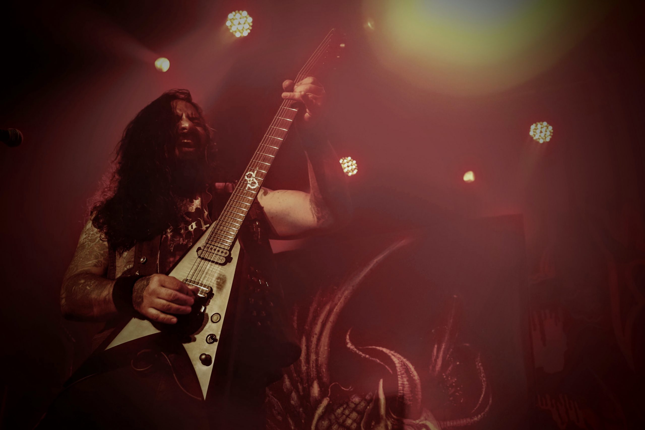 Krisiun durante a Extreme Tour no Bar Opinião em Porto Alegre. Crédito: Alessandra Felizari