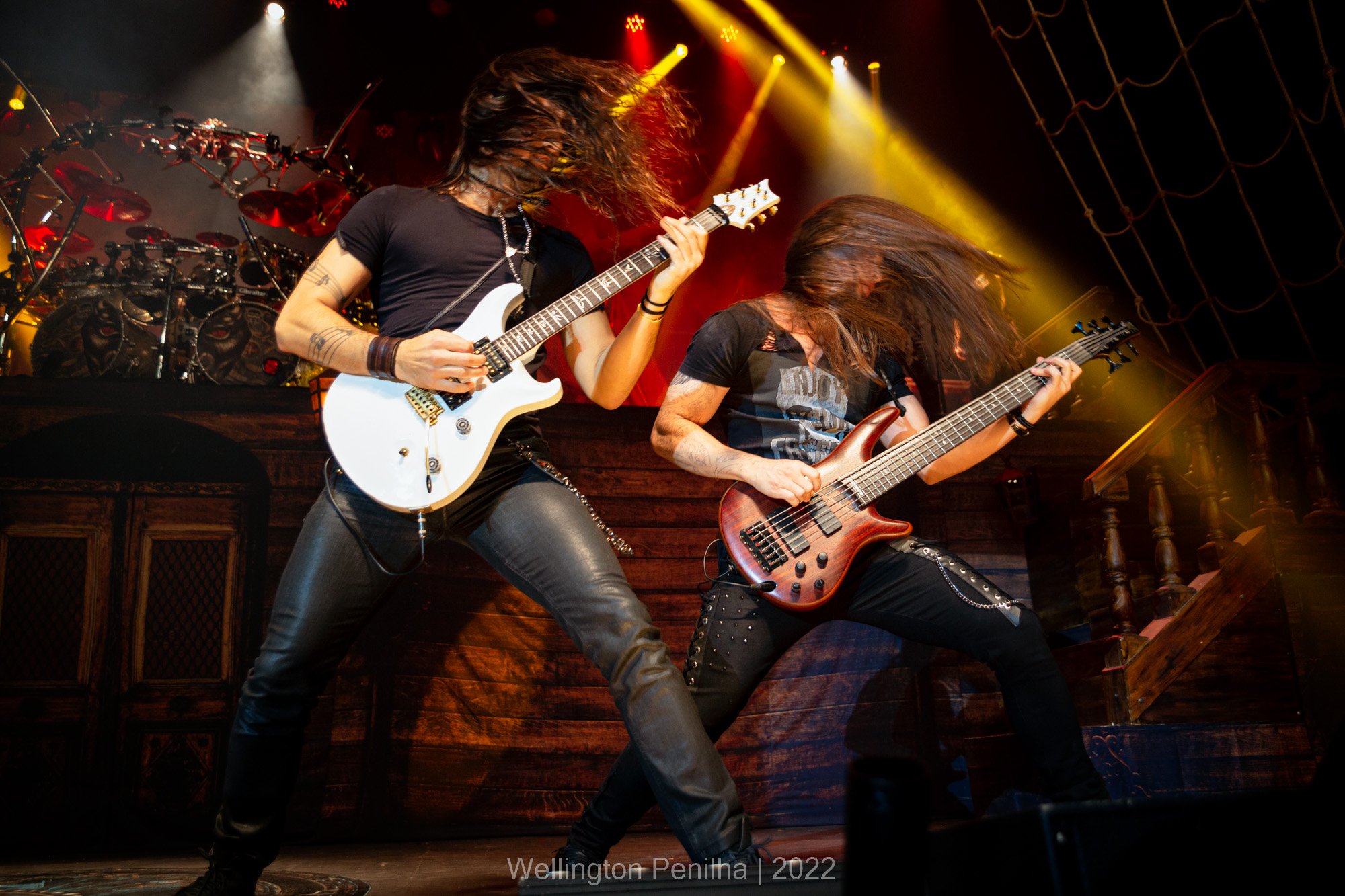 Diogo Mafra e Raphael Dafras na turnê 'Vera Cruz' em São Paulo. Crédito: Wellington Penilha