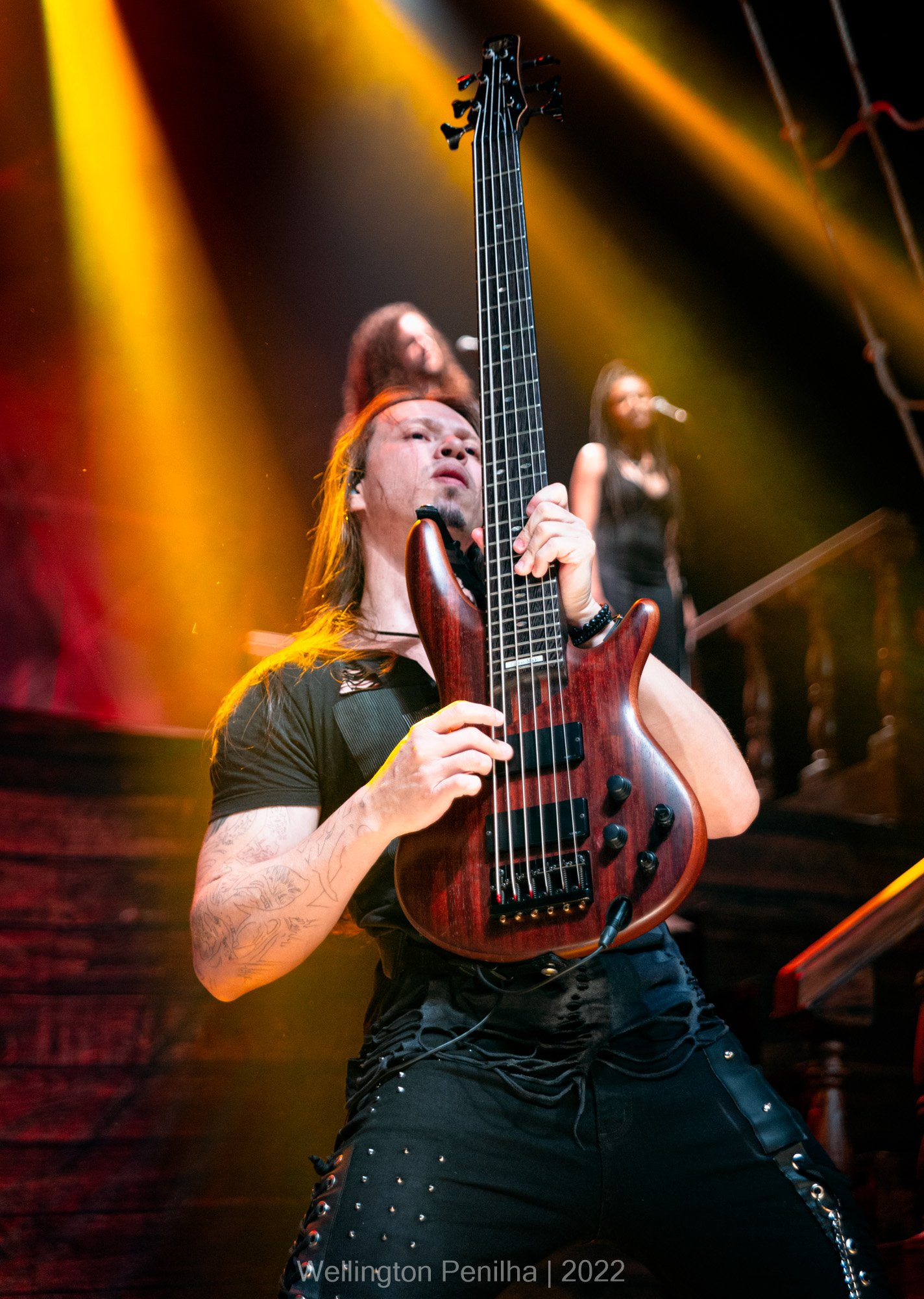 Raphael Dafras na turnê 'Vera Cruz' em São Paulo. Crédito: Wellington Penilha