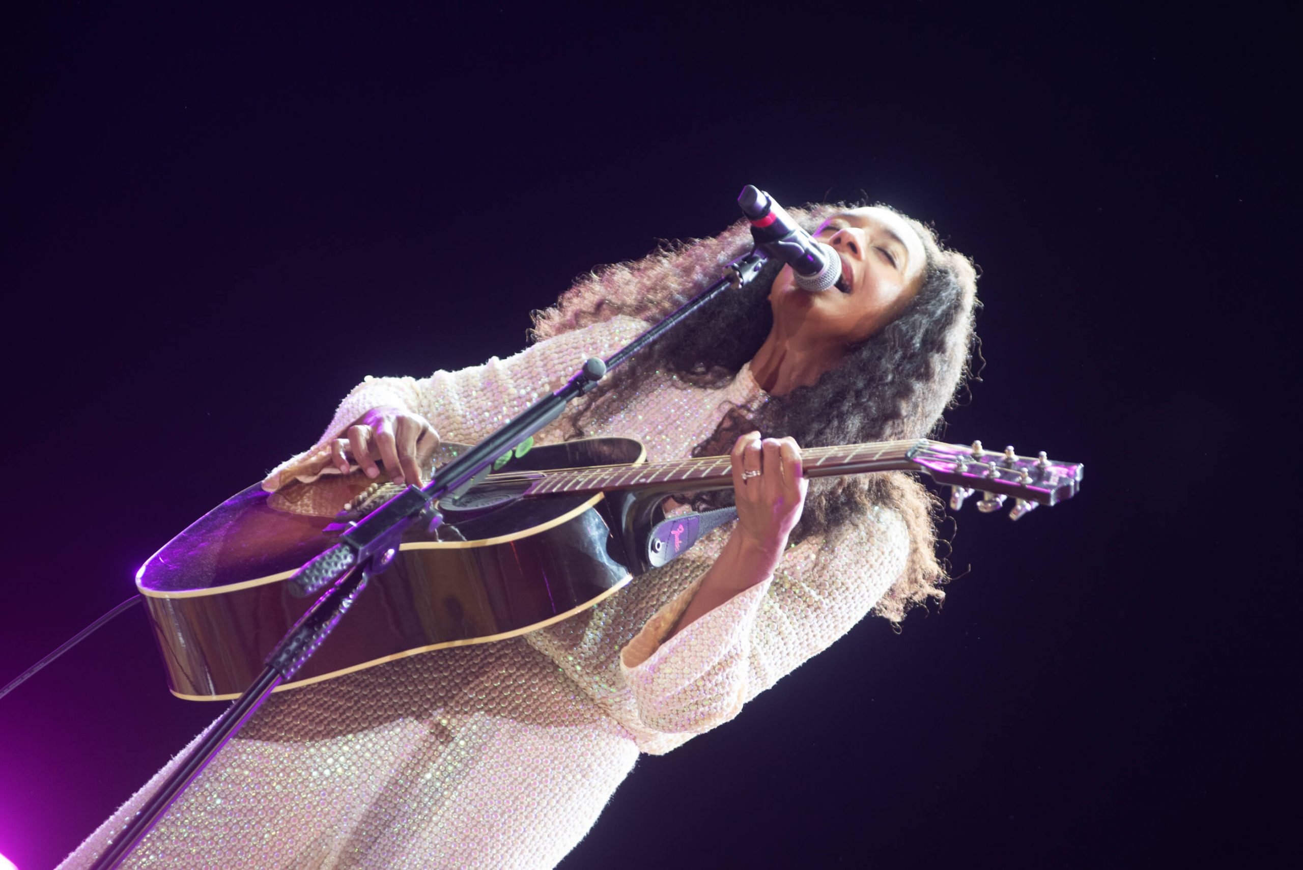 Corinne Bailey Rae no Rock in Rio 2022. Crédito: Rafael Beck