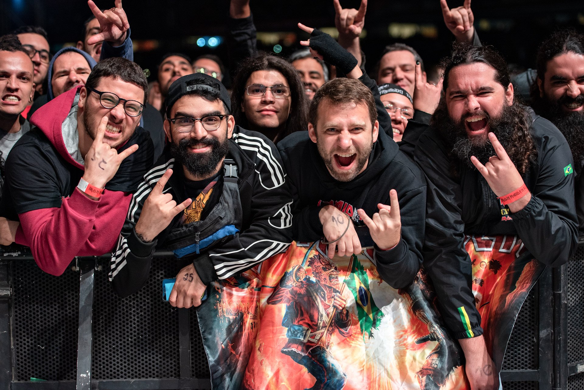 Iron Maiden se apresenta no Estádio do Morumbi, em São Paulo. Crédito: Leca Suzuki