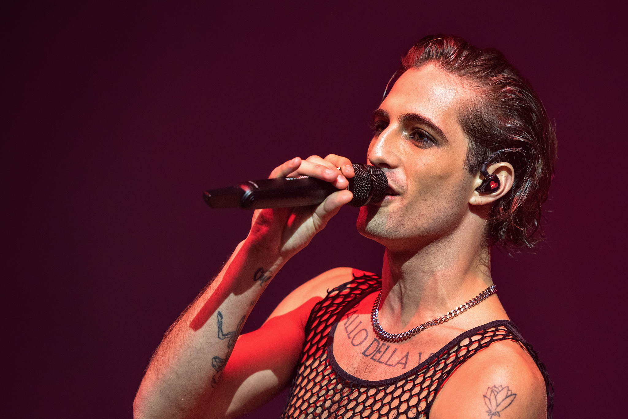 Maneskin se apresenta no Espaço Unimed, em São Paulo. Crédito: Leca Suzuki