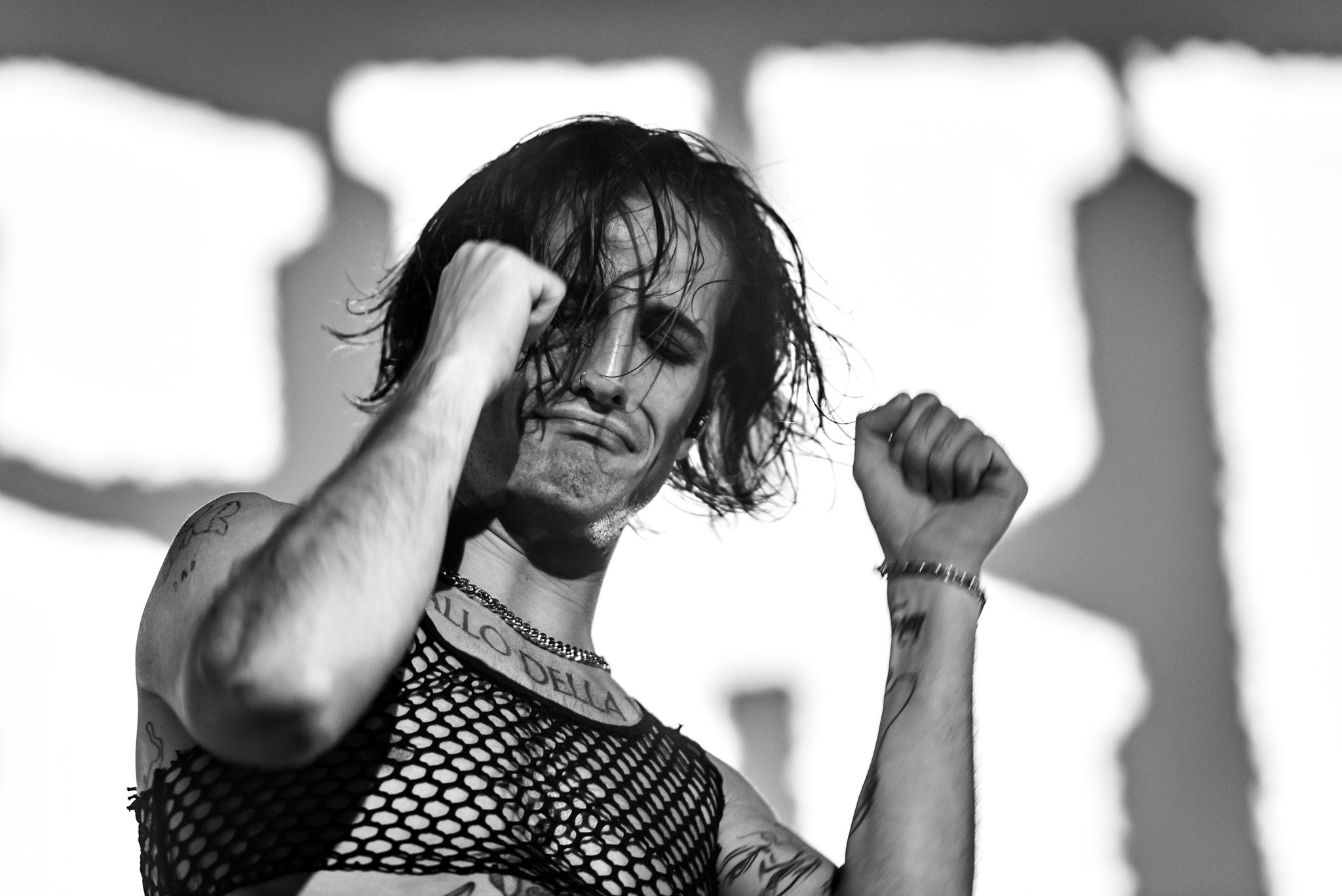 Maneskin se apresenta no Espaço Unimed, em São Paulo. Crédito: Leca Suzuki