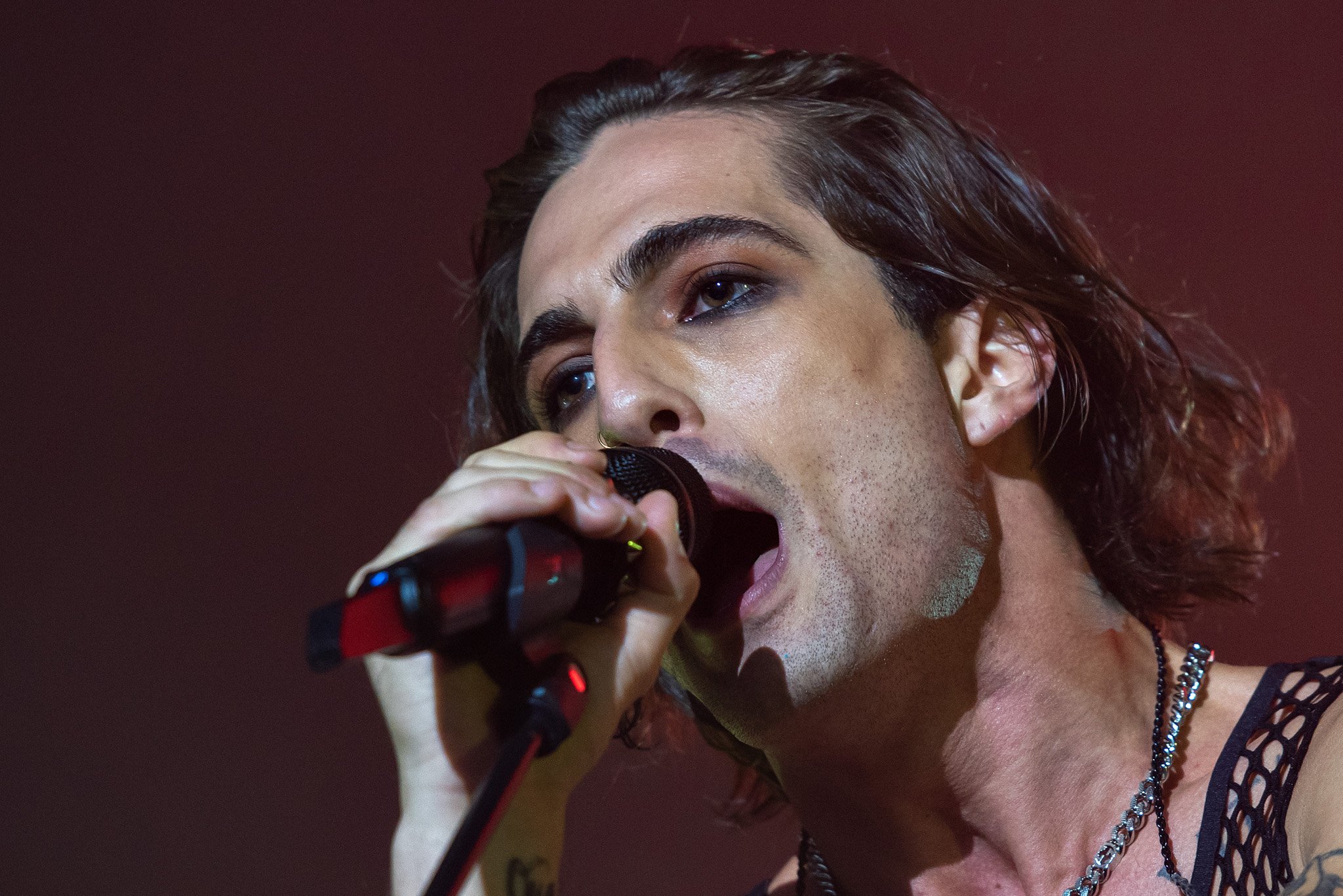 Maneskin se apresenta no Espaço Unimed, em São Paulo. Crédito: Leca Suzuki