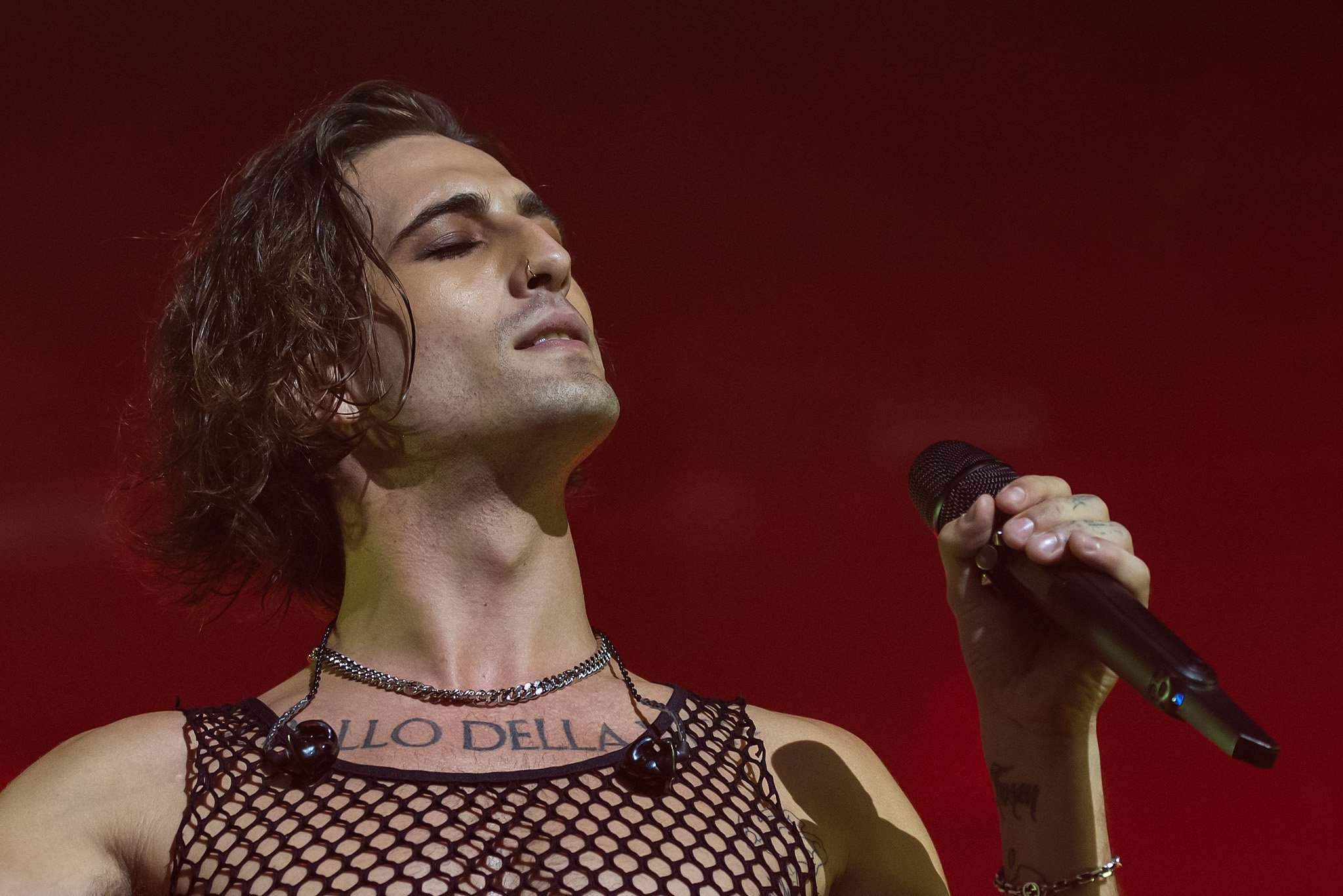Maneskin se apresenta no Espaço Unimed, em São Paulo. Crédito: Leca Suzuki