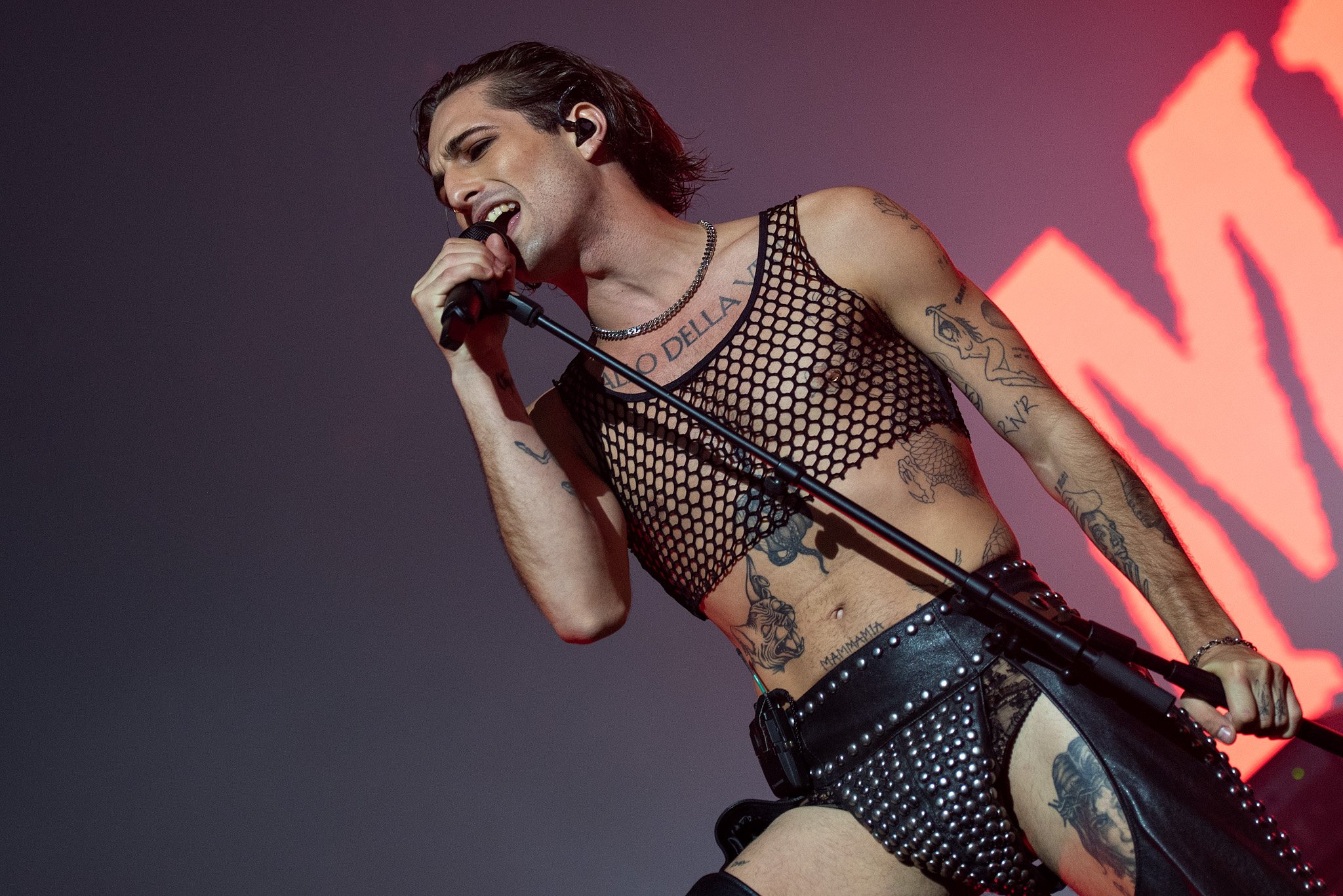 Maneskin se apresenta no Espaço Unimed, em São Paulo. Crédito: Leca Suzuki