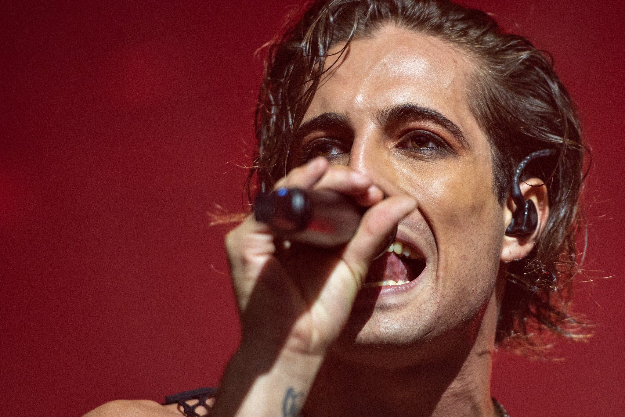 Maneskin se apresenta no Espaço Unimed, em São Paulo. Crédito: Leca Suzuki