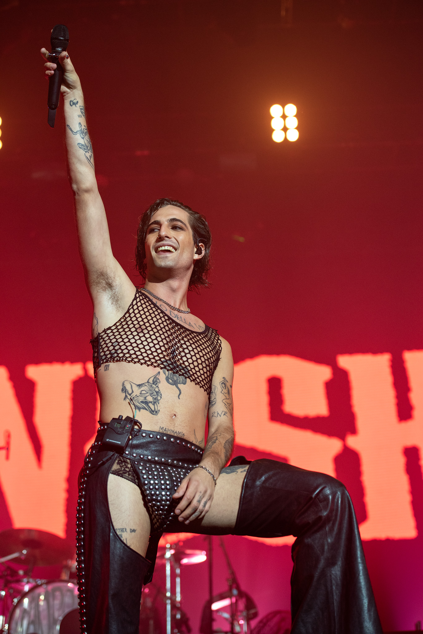 Maneskin se apresenta no Espaço Unimed, em São Paulo. Crédito: Leca Suzuki