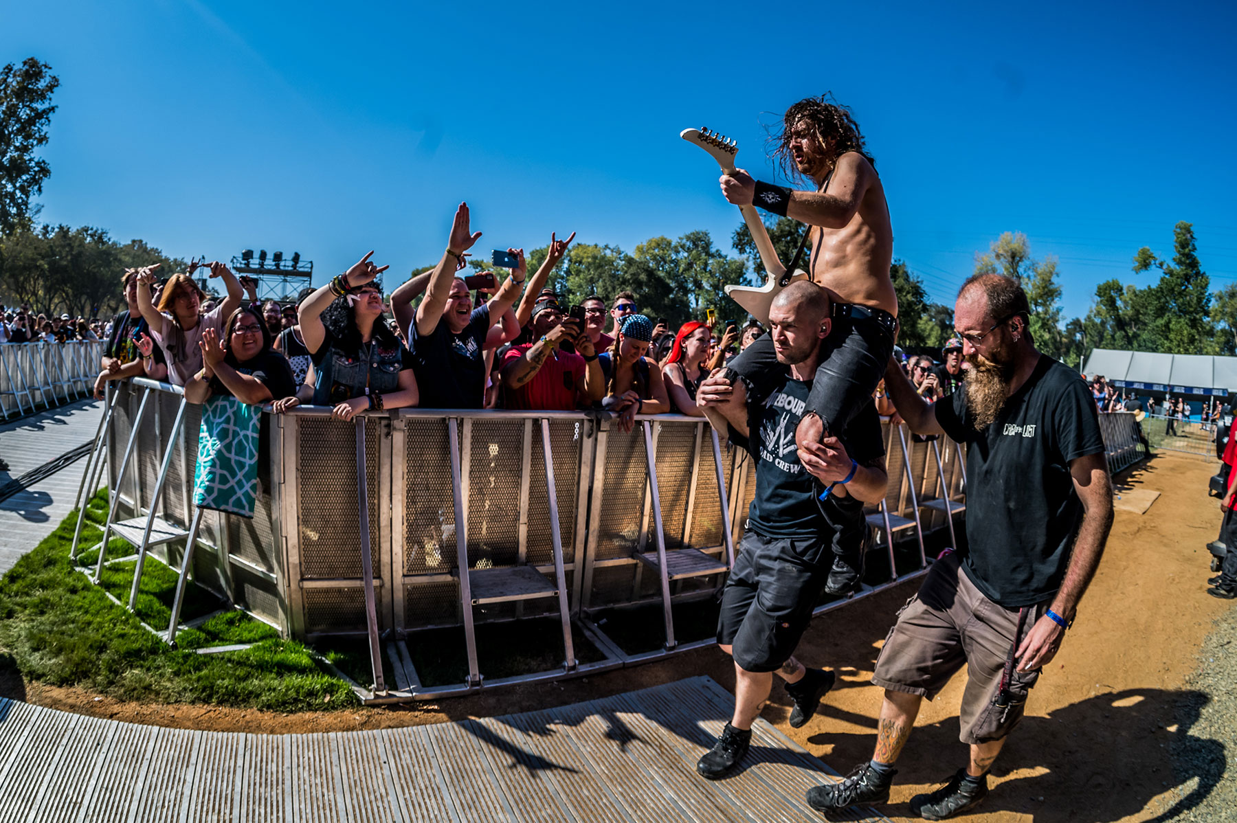Airbourne no festival Aftershock 2022. Crédito: Rafael Beck 
