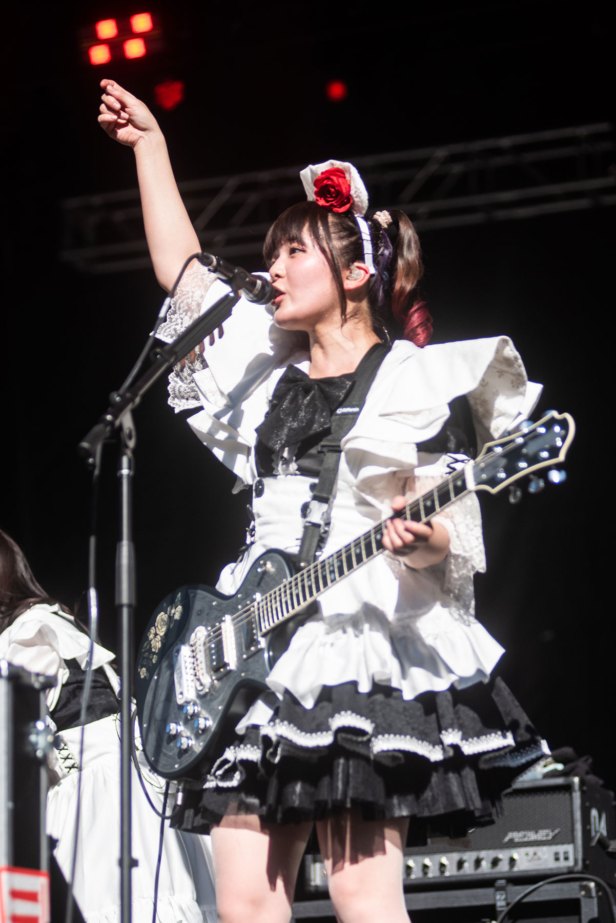 Band-Maid no festival Aftershock 2022. Crédito: Rafael Beck