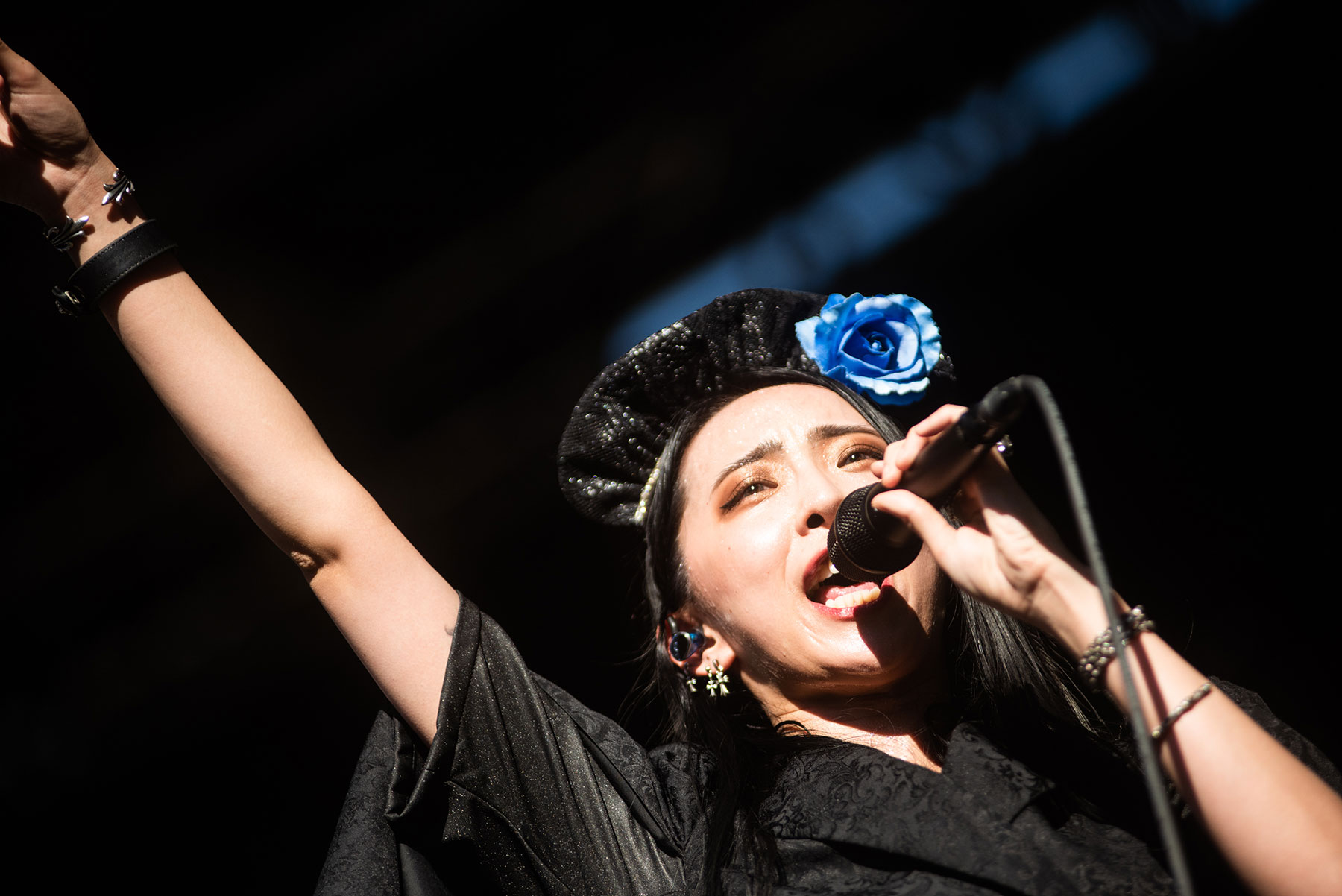 Band-Maid no festival Aftershock 2022. Crédito: Rafael Beck