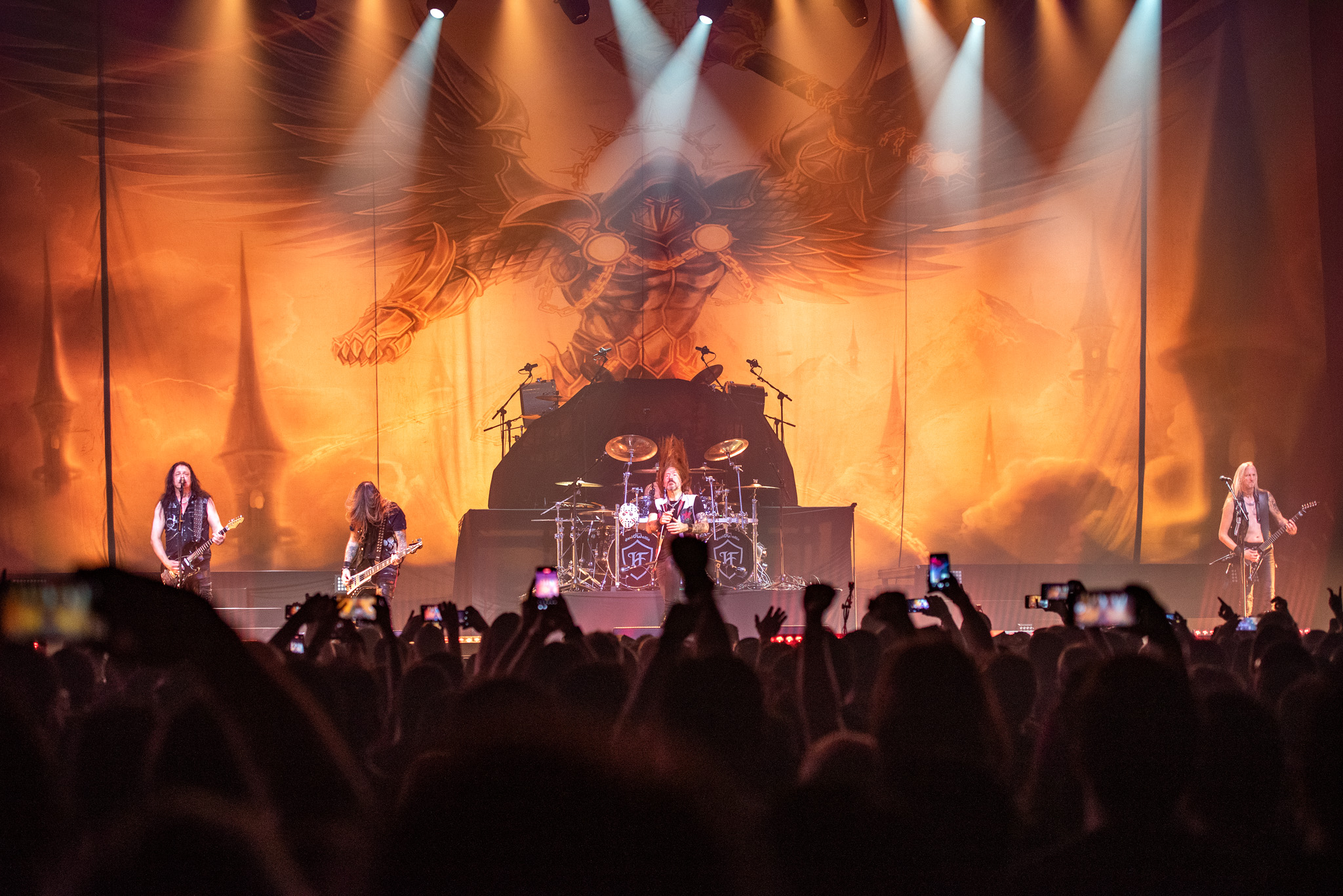 HammerFall no Espaço Unimed, em São Paulo. Crédito: Leca Suzuki 