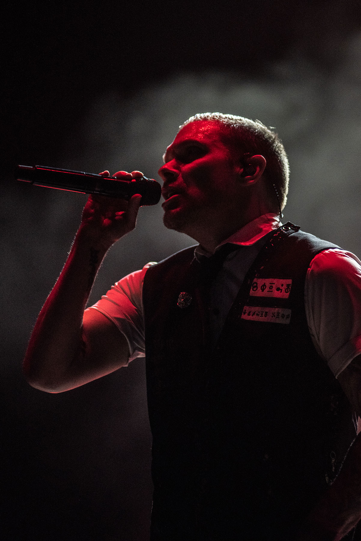 Shinedown no festival Aftershock 2022. Crédito: Rafael Beck