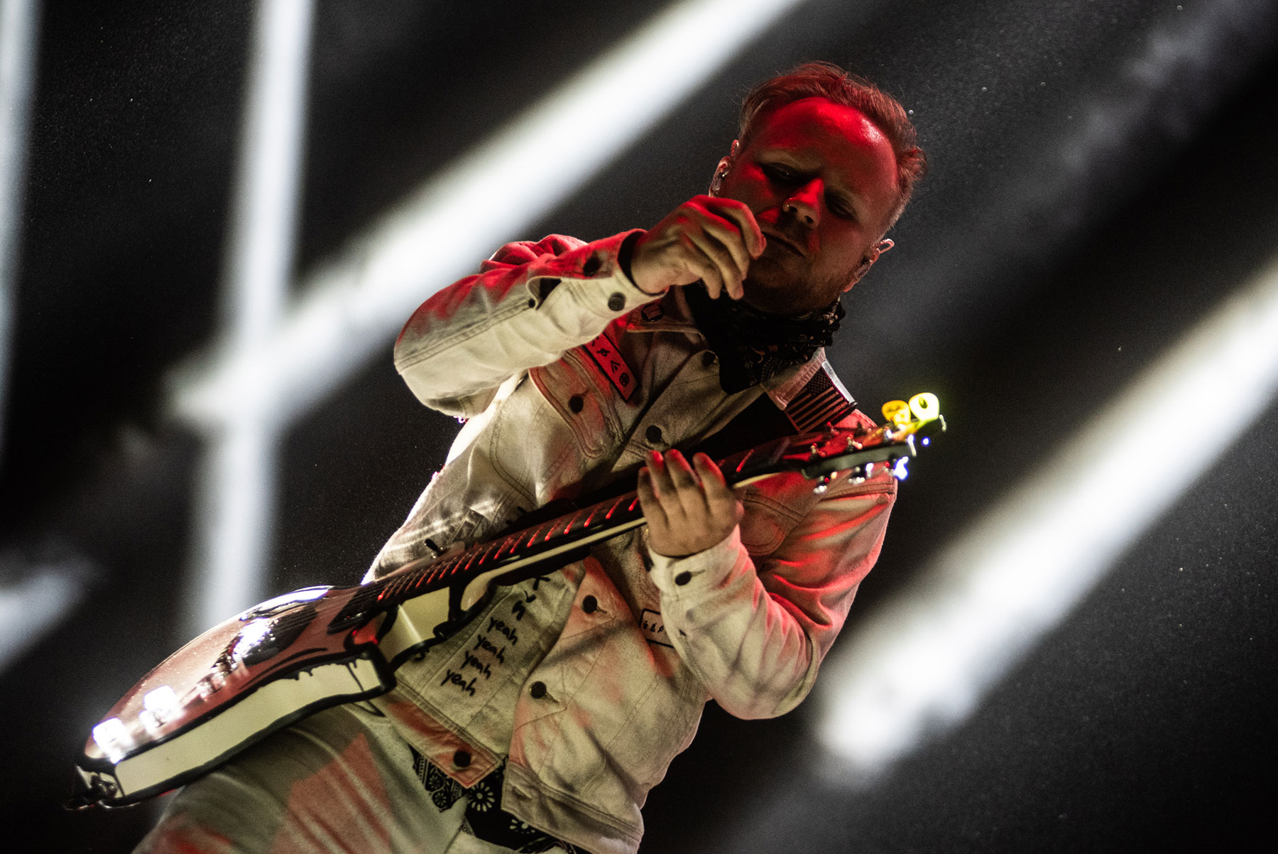 Shinedown no festival Aftershock 2022. Crédito: Rafael Beck