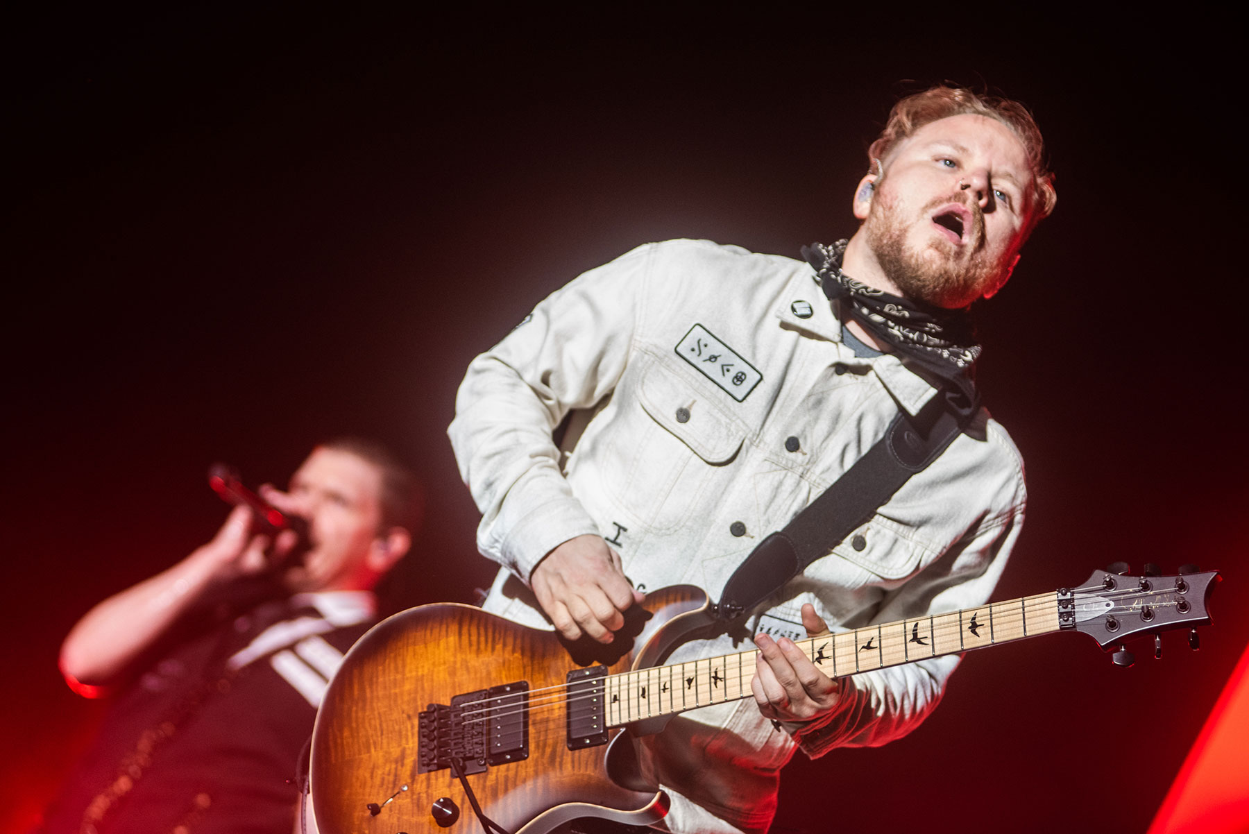 Shinedown no festival Aftershock 2022. Crédito: Rafael Beck