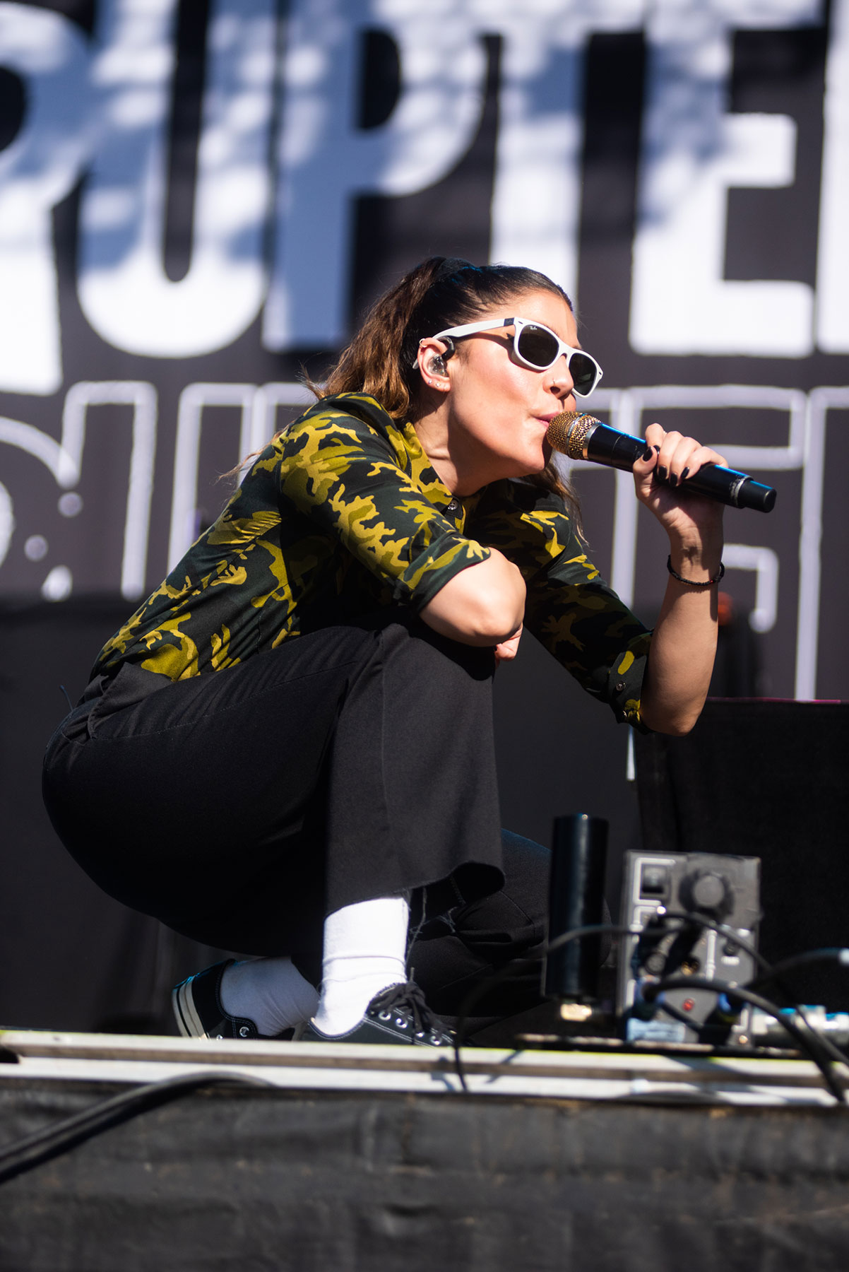 The Interrupters no festival Aftershock 2022. Crédito: Rafael Beck