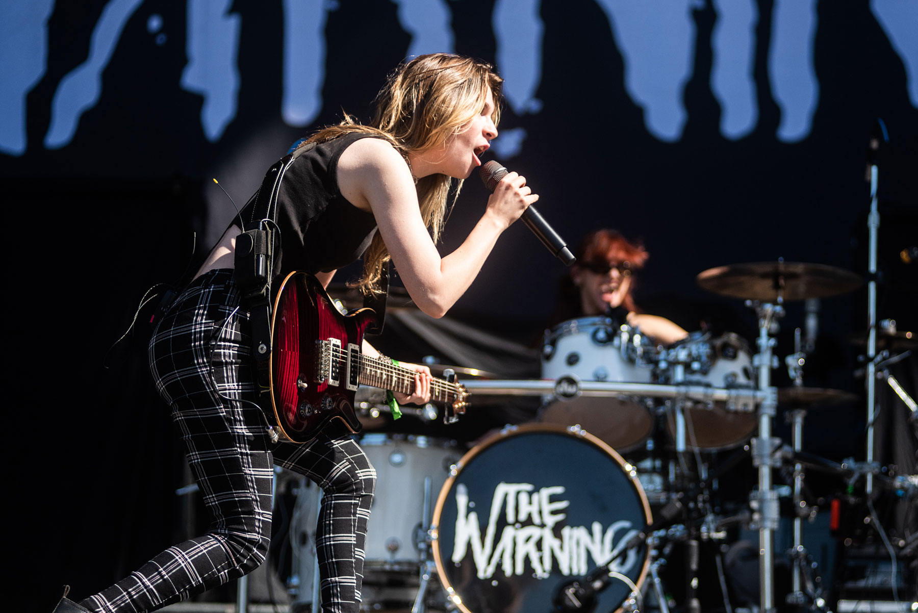The Warning no festival Aftershock 2022. Crédito: Rafael Beck