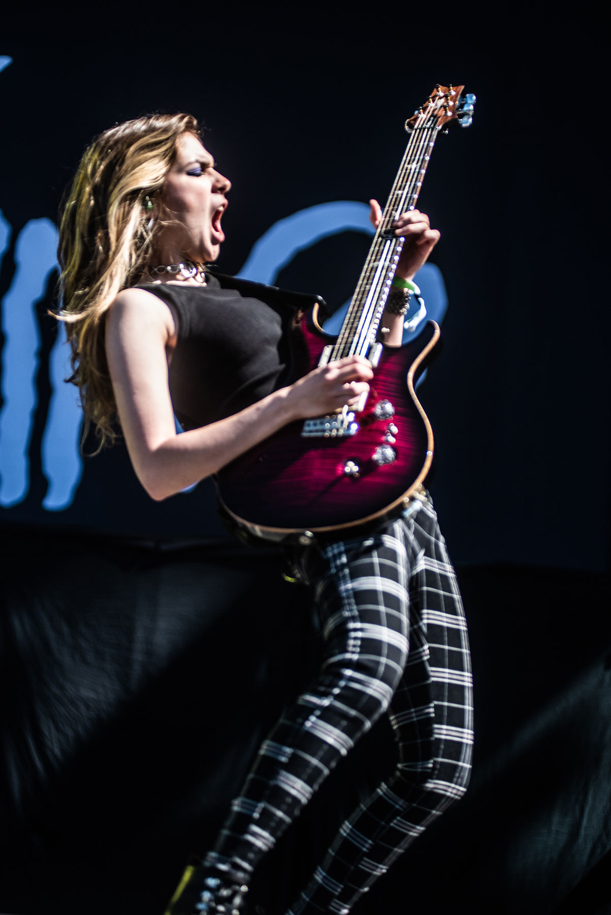 The Warning no festival Aftershock 2022. Crédito: Rafael Beck