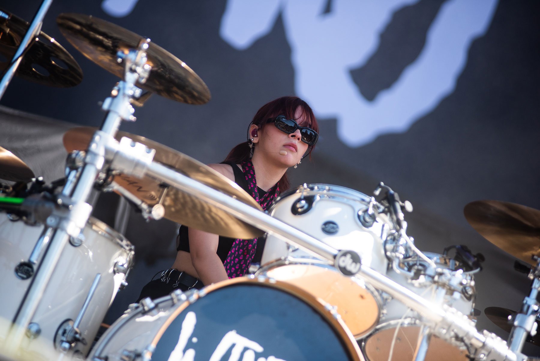 The Warning no festival Aftershock 2022. Crédito: Rafael Beck