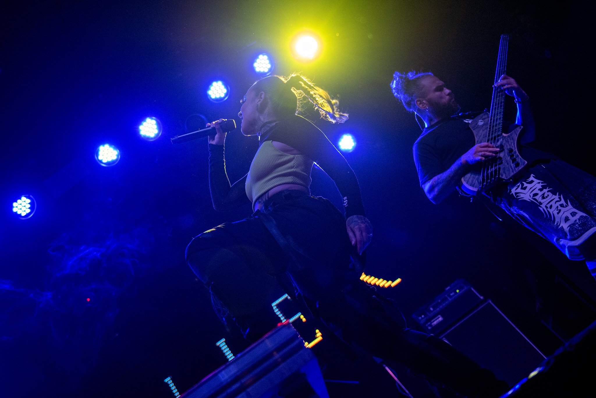 Jinjer em São Paulo em 2022. Crédito: Leca Suzuki