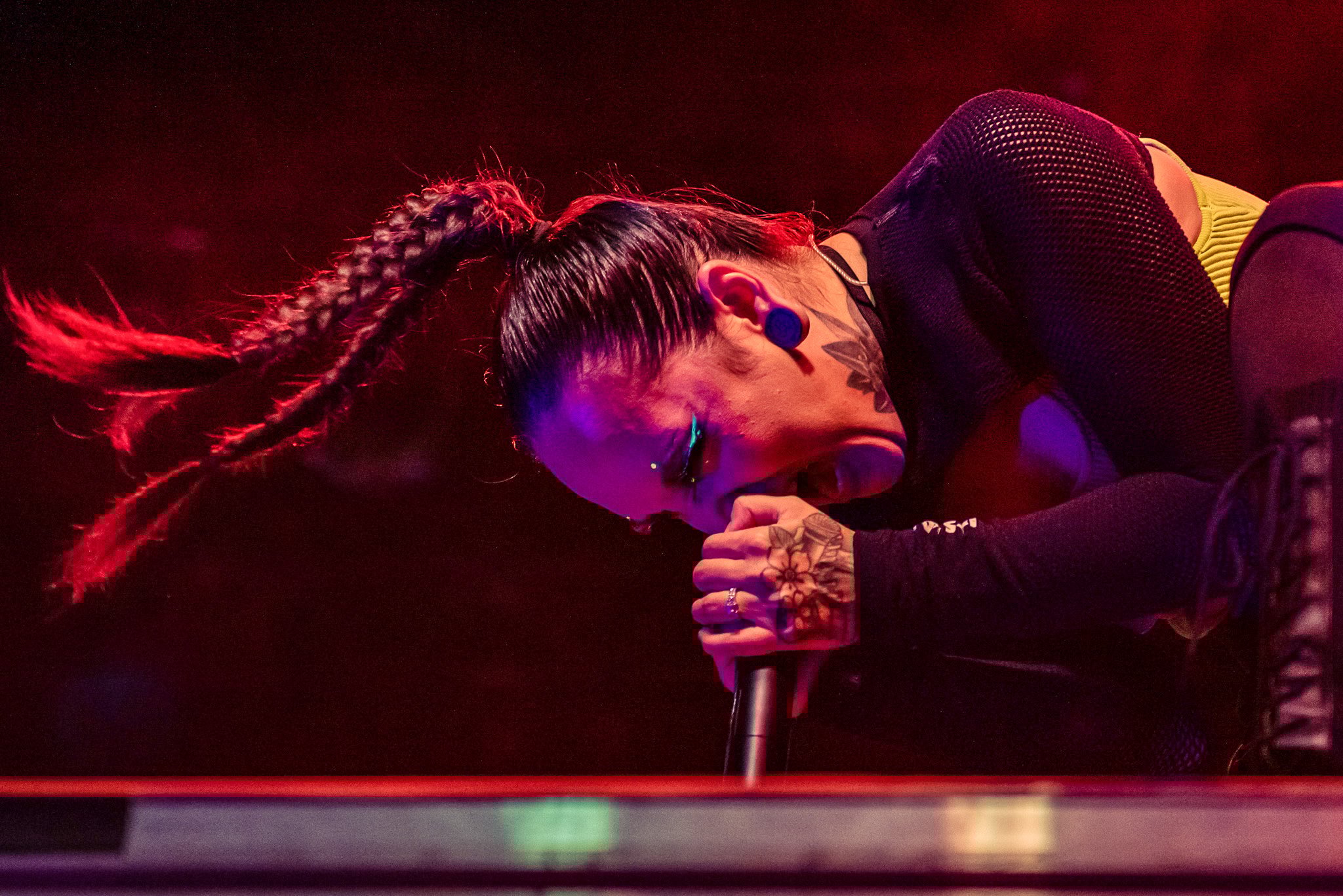 Jinjer em São Paulo em 2022. Crédito: Leca Suzuki