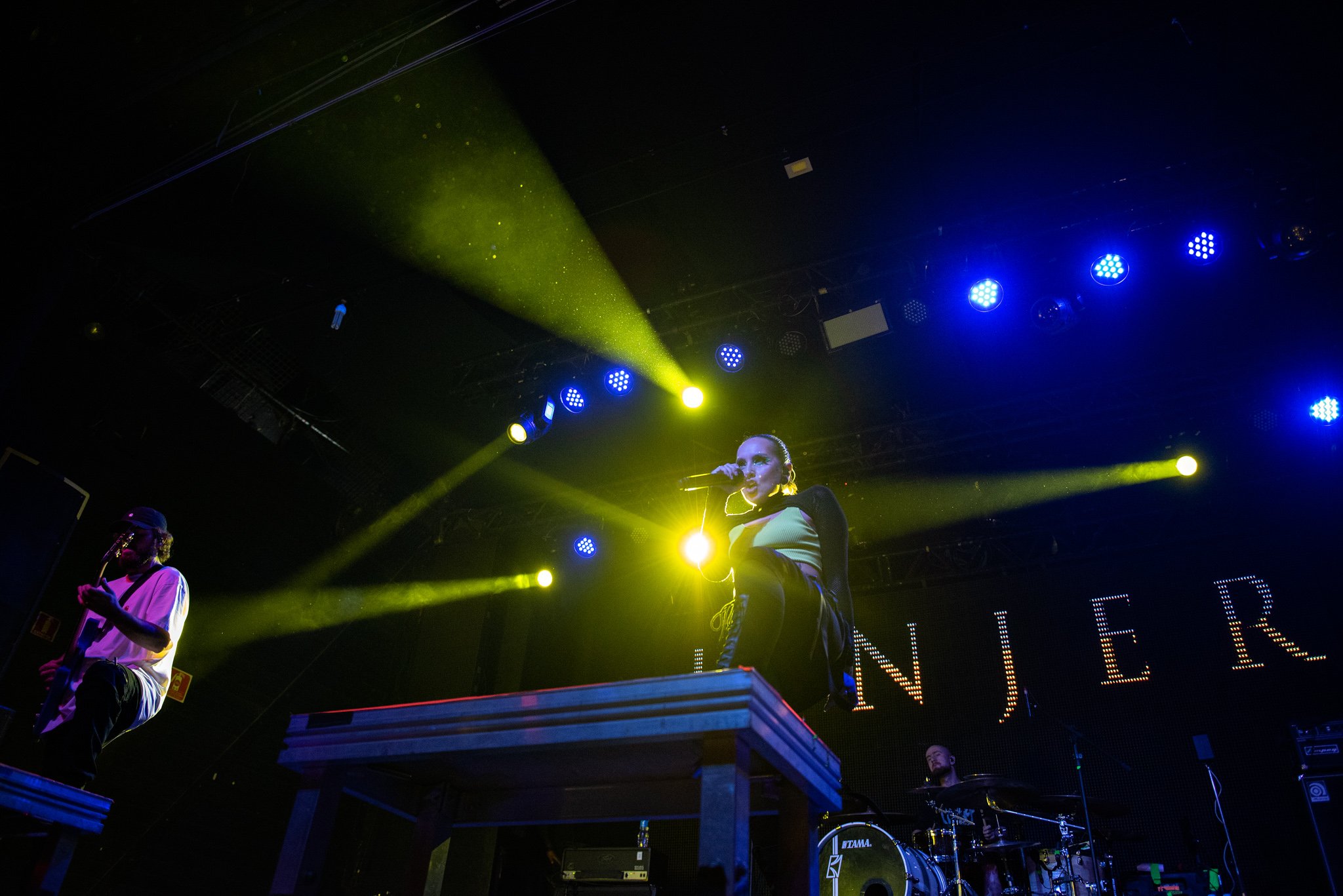 Jinjer em São Paulo em 2022. Crédito: Leca Suzuki