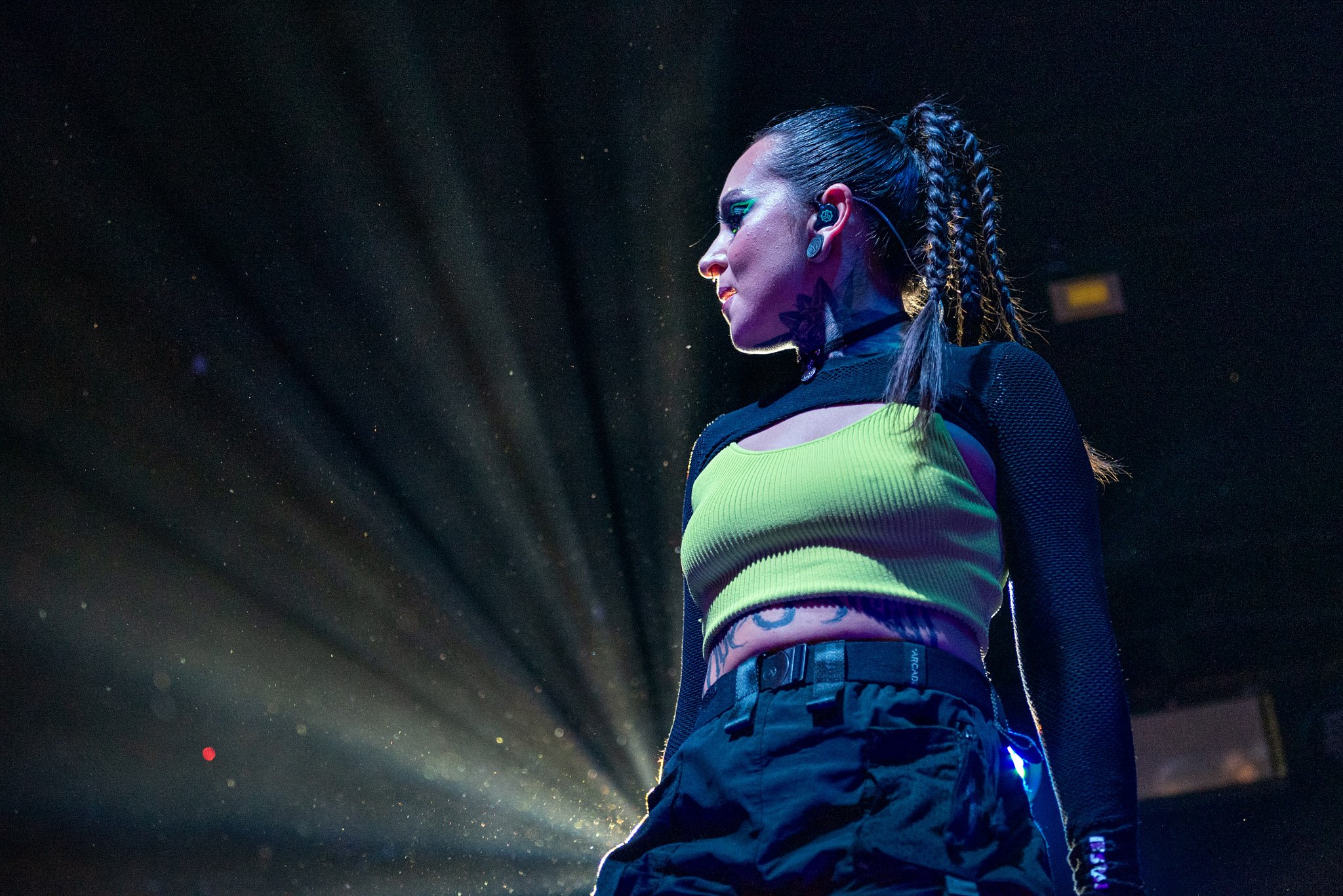 Jinjer em São Paulo em 2022. Crédito: Leca Suzuki