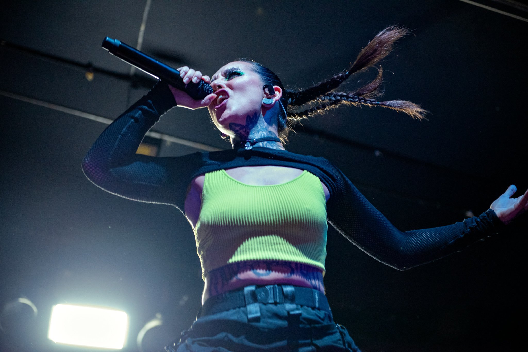 Jinjer em São Paulo em 2022. Crédito: Leca Suzuki