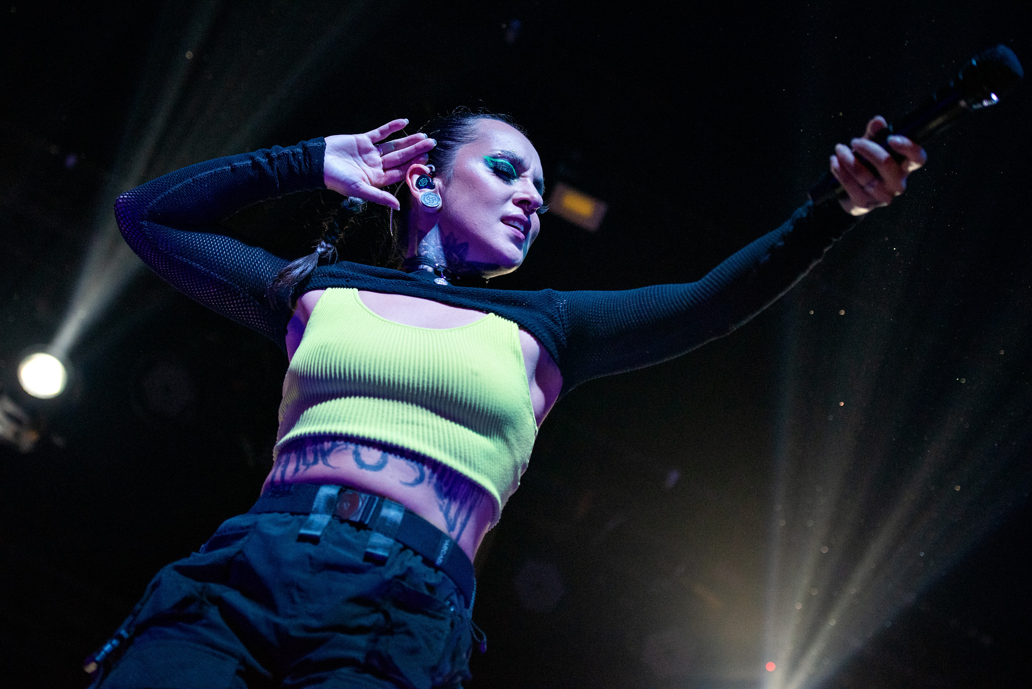 Jinjer em São Paulo em 2022. Crédito: Leca Suzuki