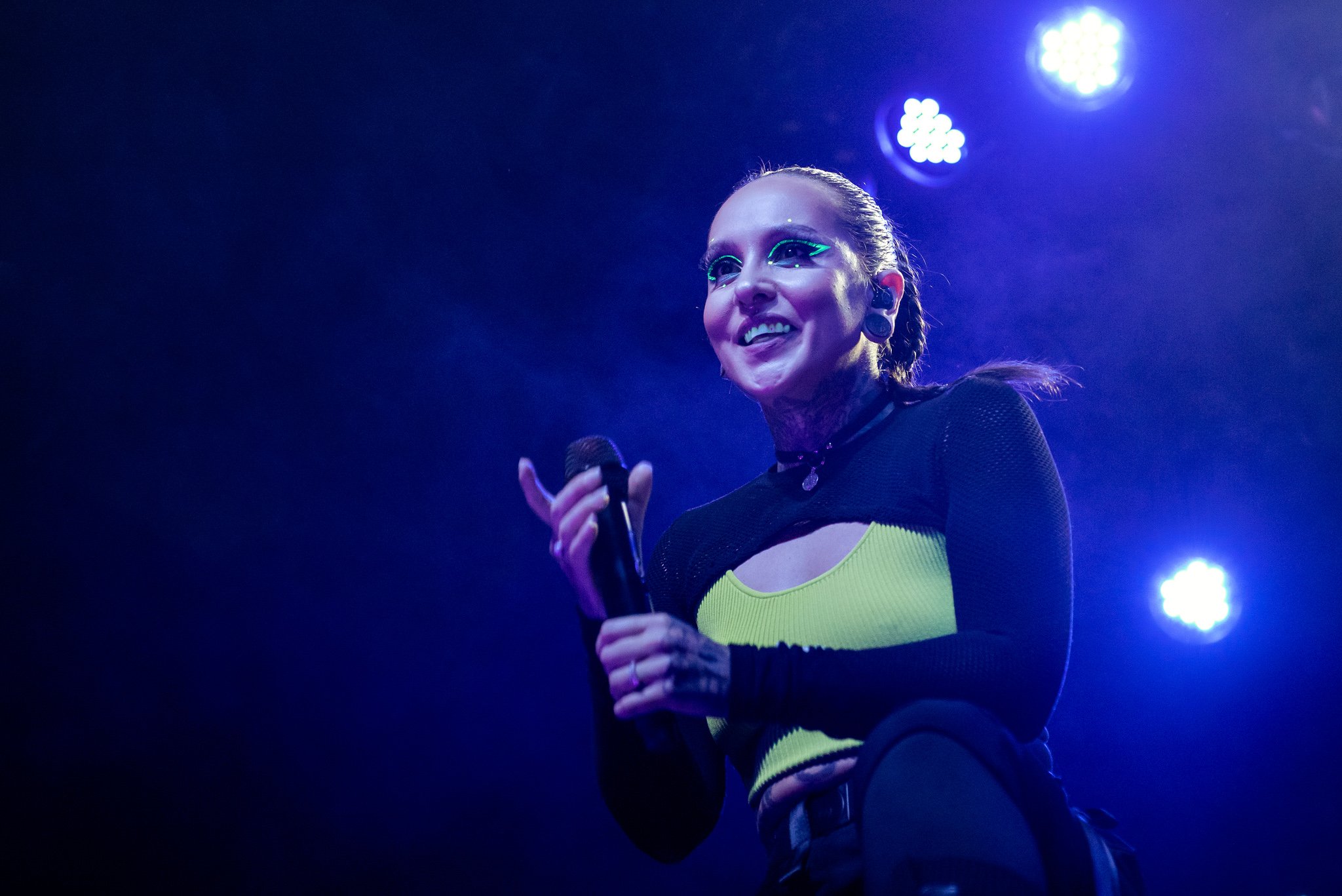 Jinjer em São Paulo em 2022. Crédito: Leca Suzuki