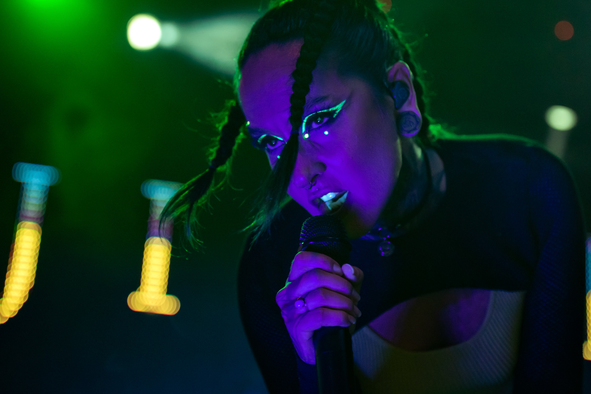 Jinjer em São Paulo em 2022. Crédito: Leca Suzuki