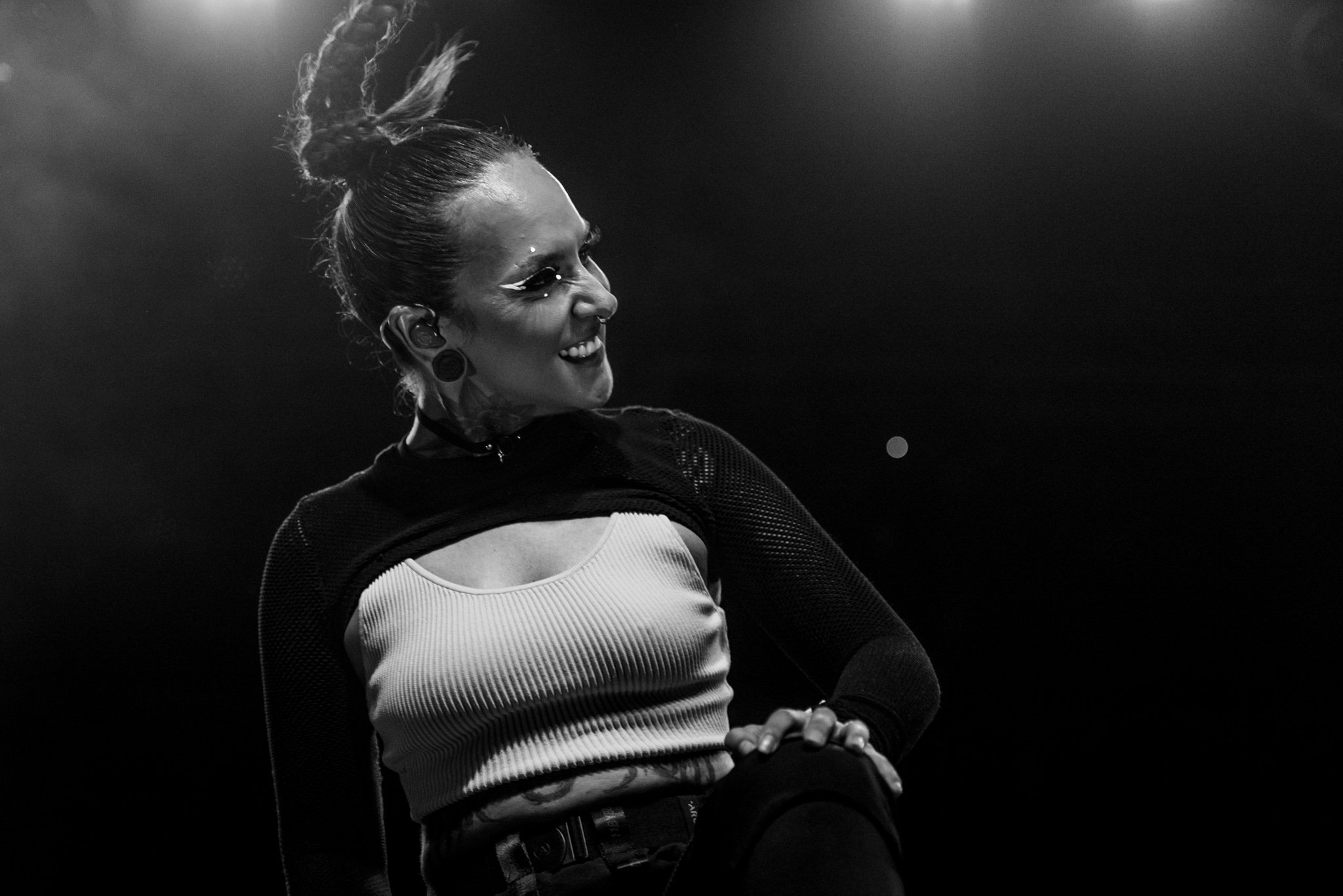 Jinjer em São Paulo em 2022. Crédito: Leca Suzuki