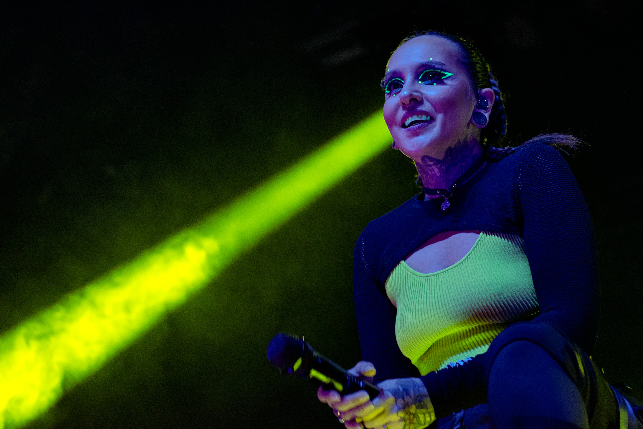 Jinjer em São Paulo em 2022. Crédito: Leca Suzuki