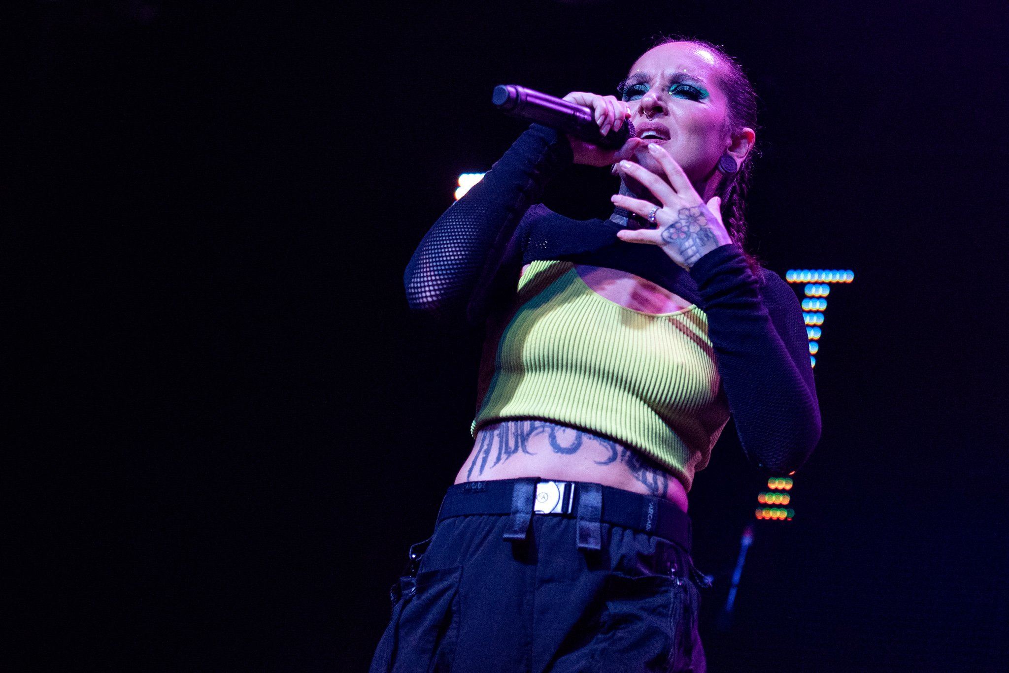 Jinjer em São Paulo em 2022. Crédito: Leca Suzuki