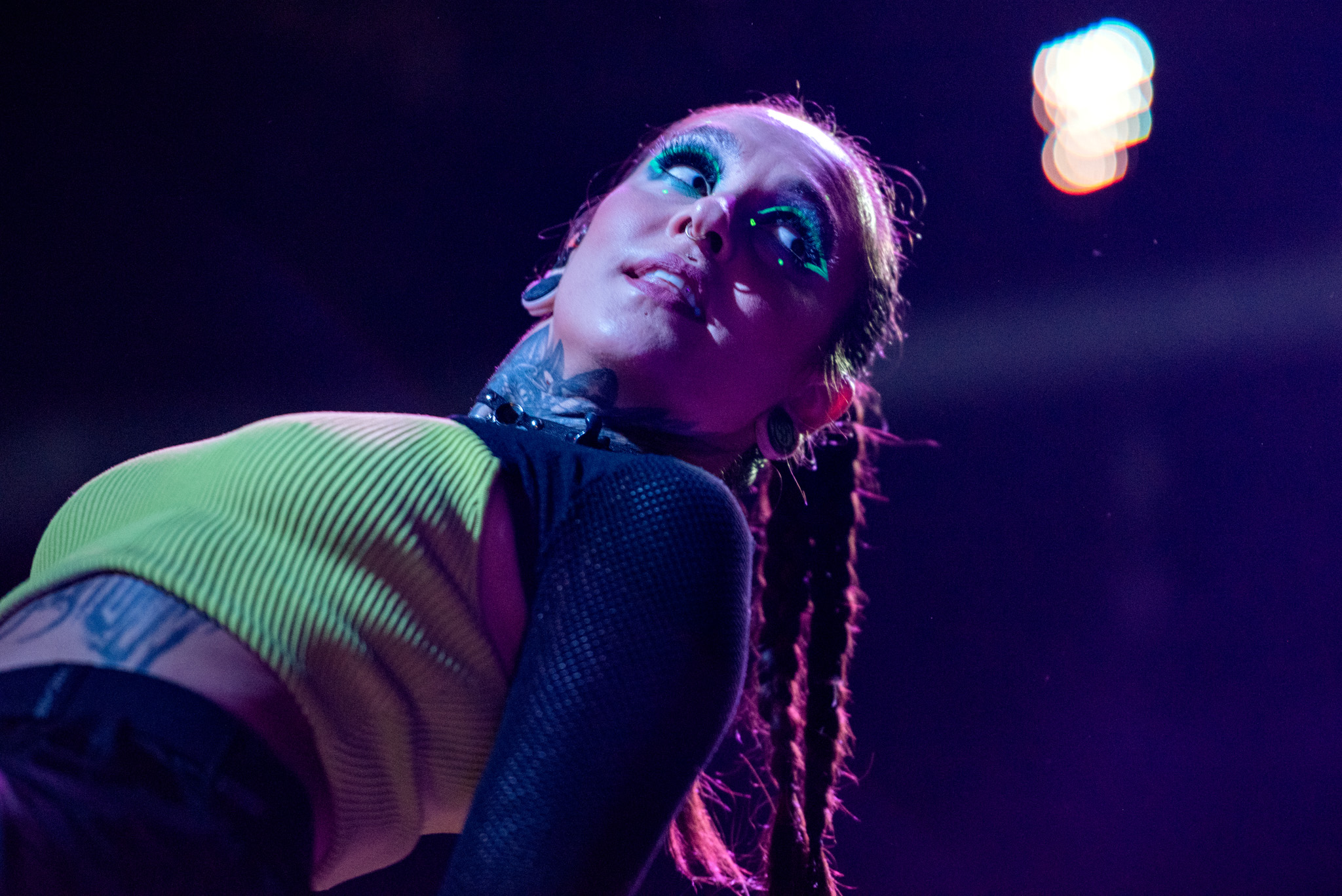 Jinjer em São Paulo em 2022. Crédito: Leca Suzuki