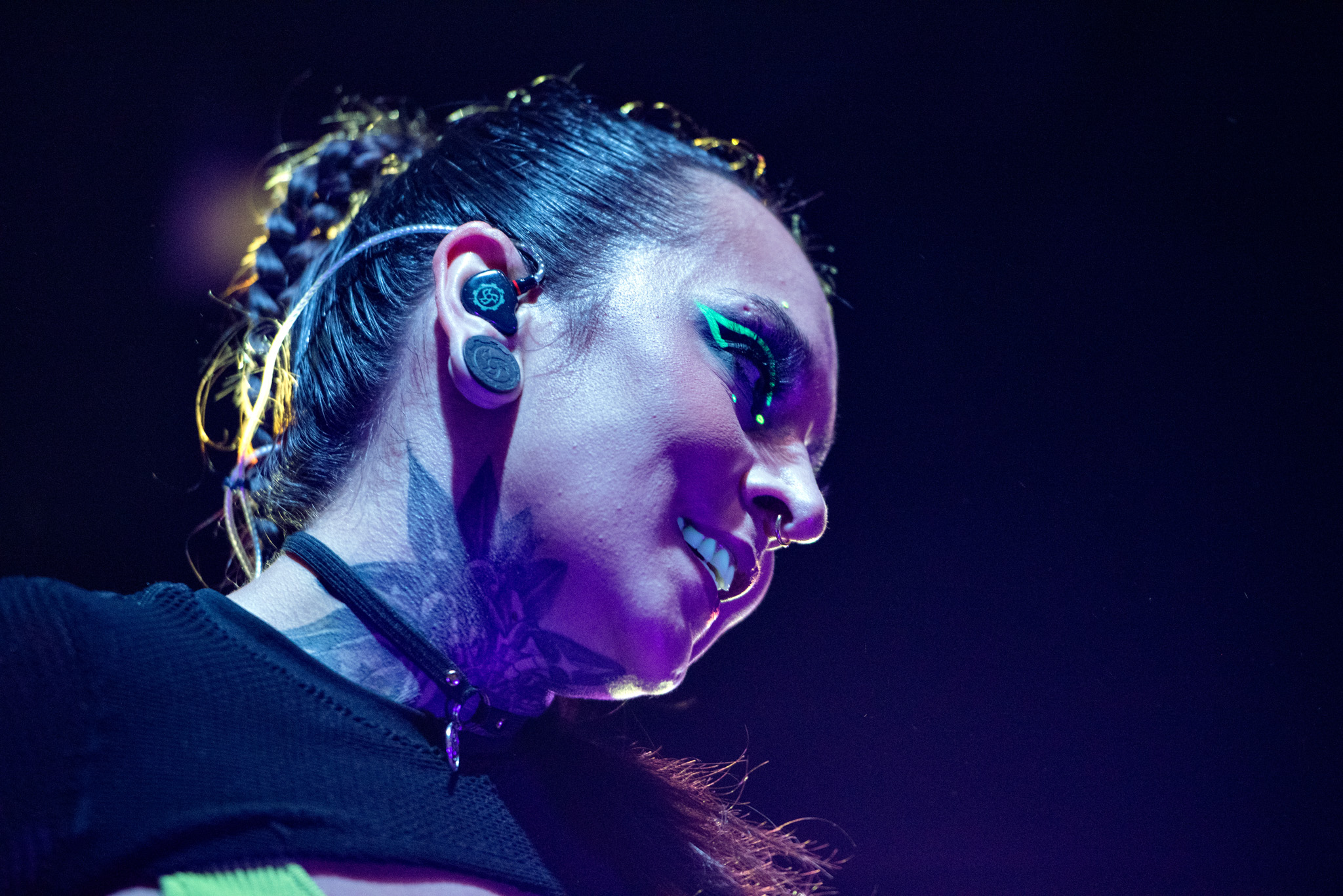 Jinjer em São Paulo em 2022. Crédito: Leca Suzuki