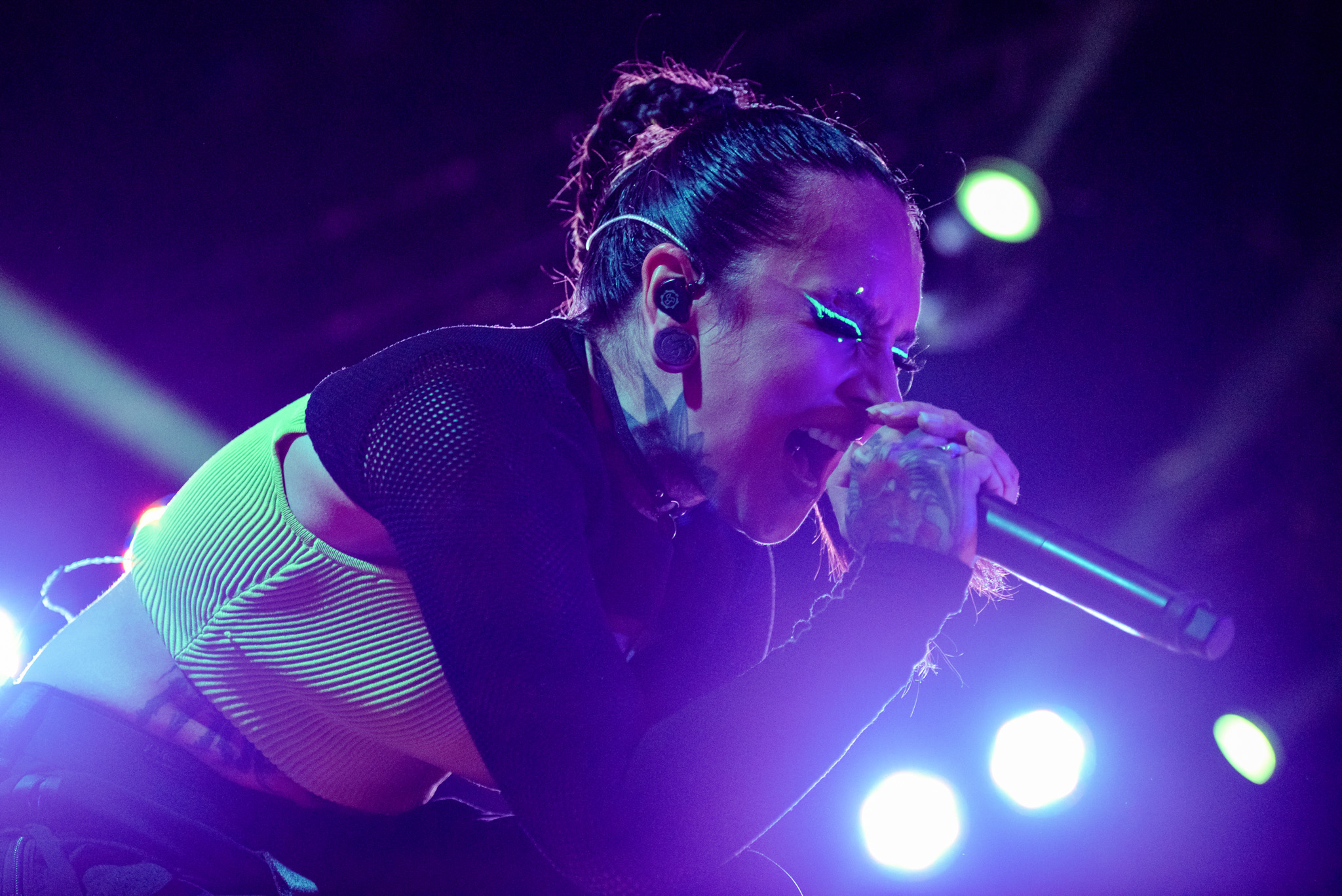 Jinjer em São Paulo em 2022. Crédito: Leca Suzuki
