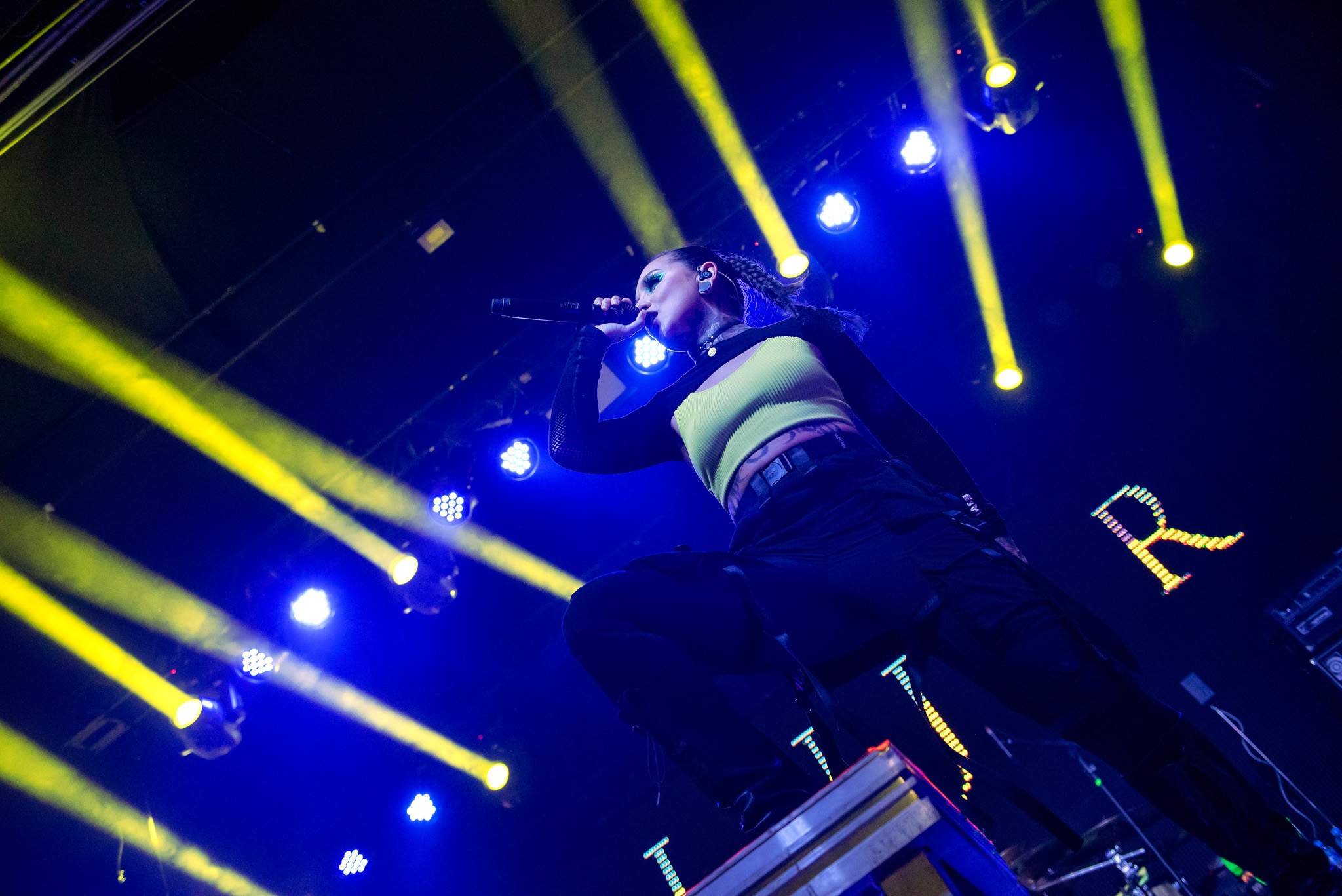 Jinjer em São Paulo em 2022. Crédito: Leca Suzuki