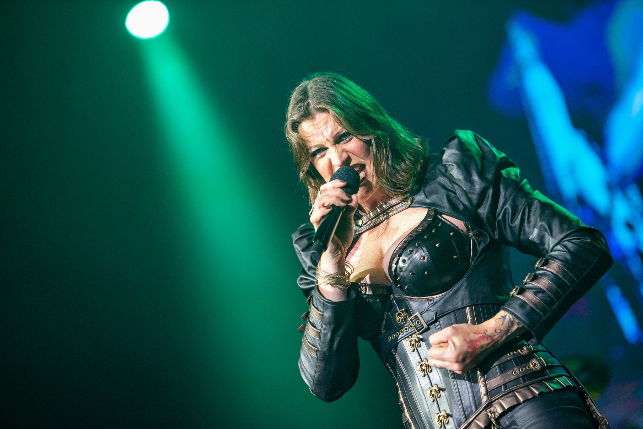 Nightwish no Espaço Unimed, em São Paulo. Crédito: Leca Suzuki