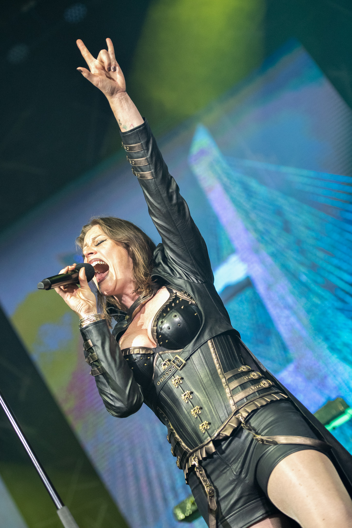 Nightwish no Espaço Unimed, em São Paulo. Crédito: Leca Suzuki