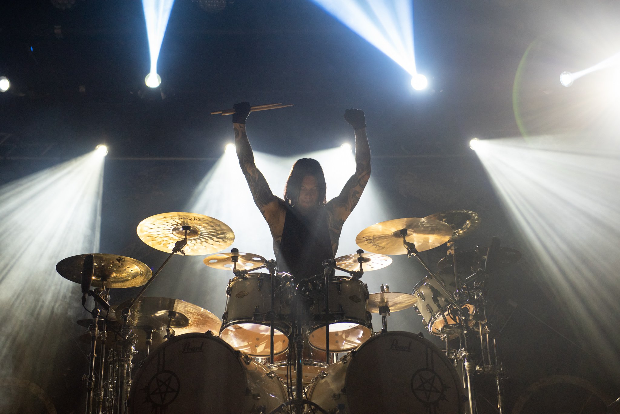 Arch Enemy na Audio, em São Paulo. Crédito: Leca Suzuki