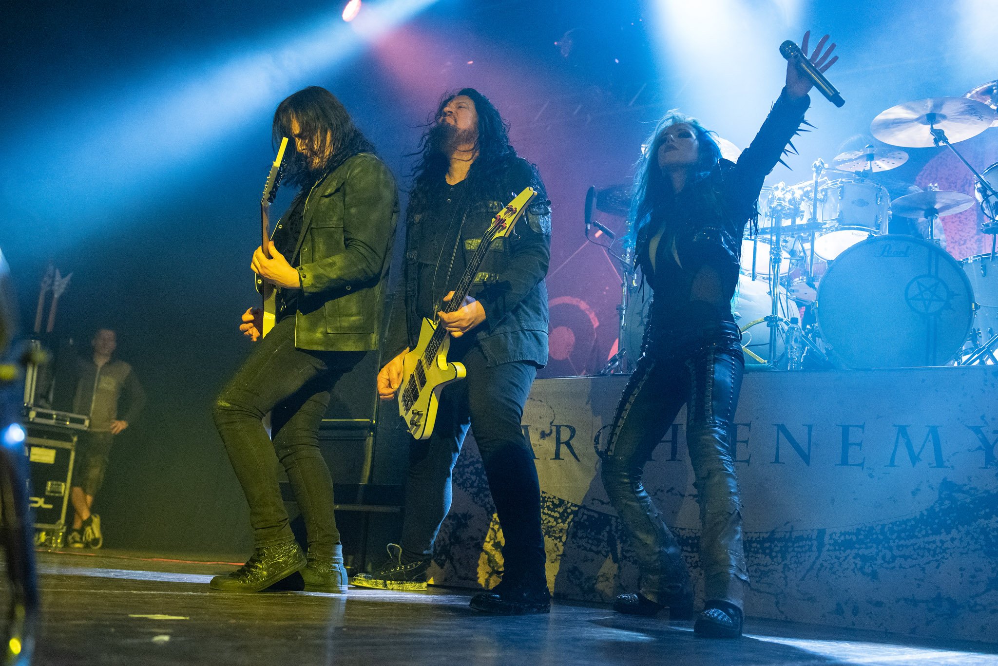 Arch Enemy na Audio, em São Paulo. Crédito: Leca Suzuki
