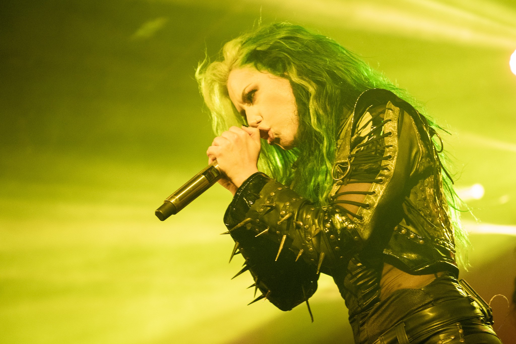 Arch Enemy na Audio, em São Paulo. Crédito: Leca Suzuki
