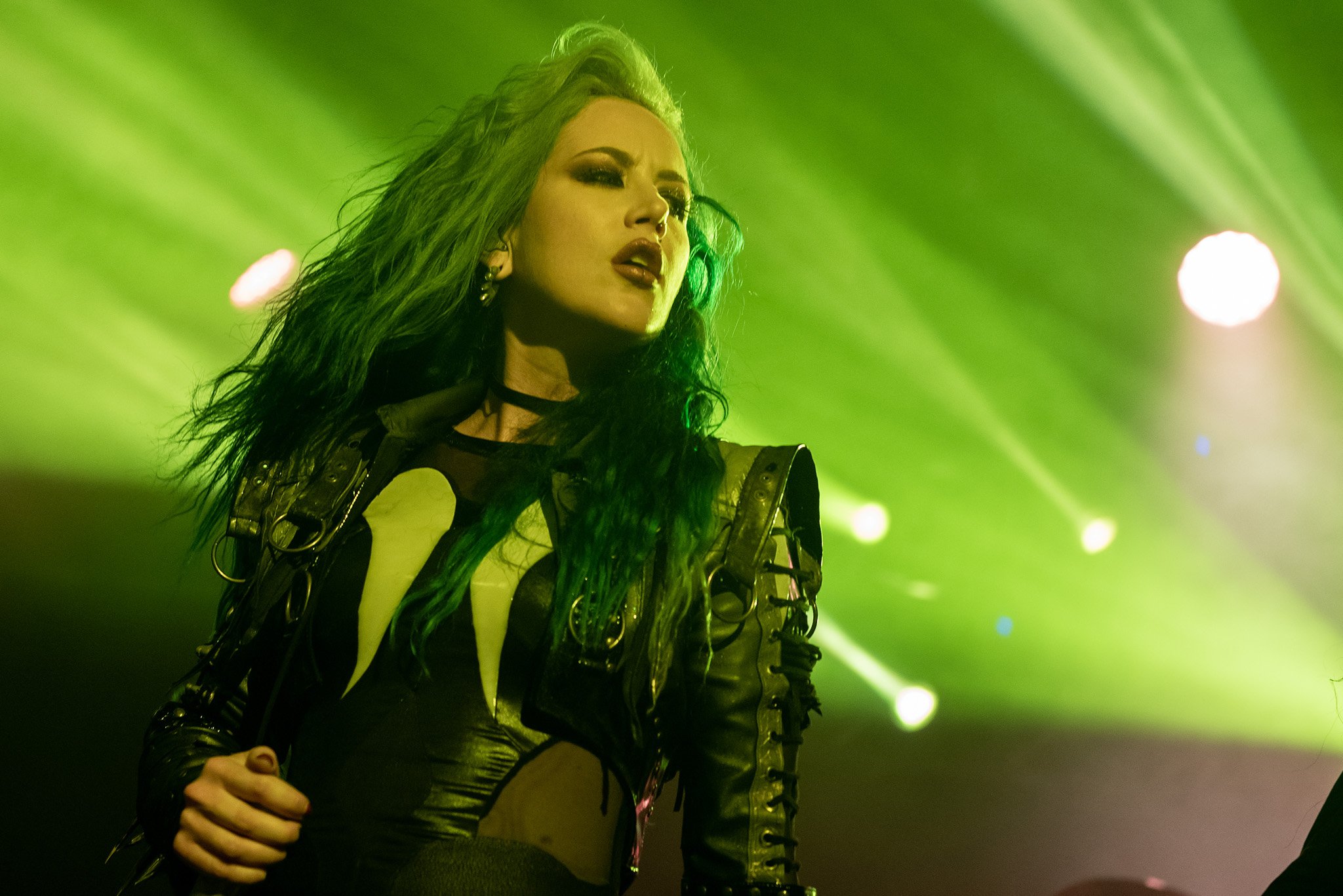 Arch Enemy na Audio, em São Paulo. Crédito: Leca Suzuki