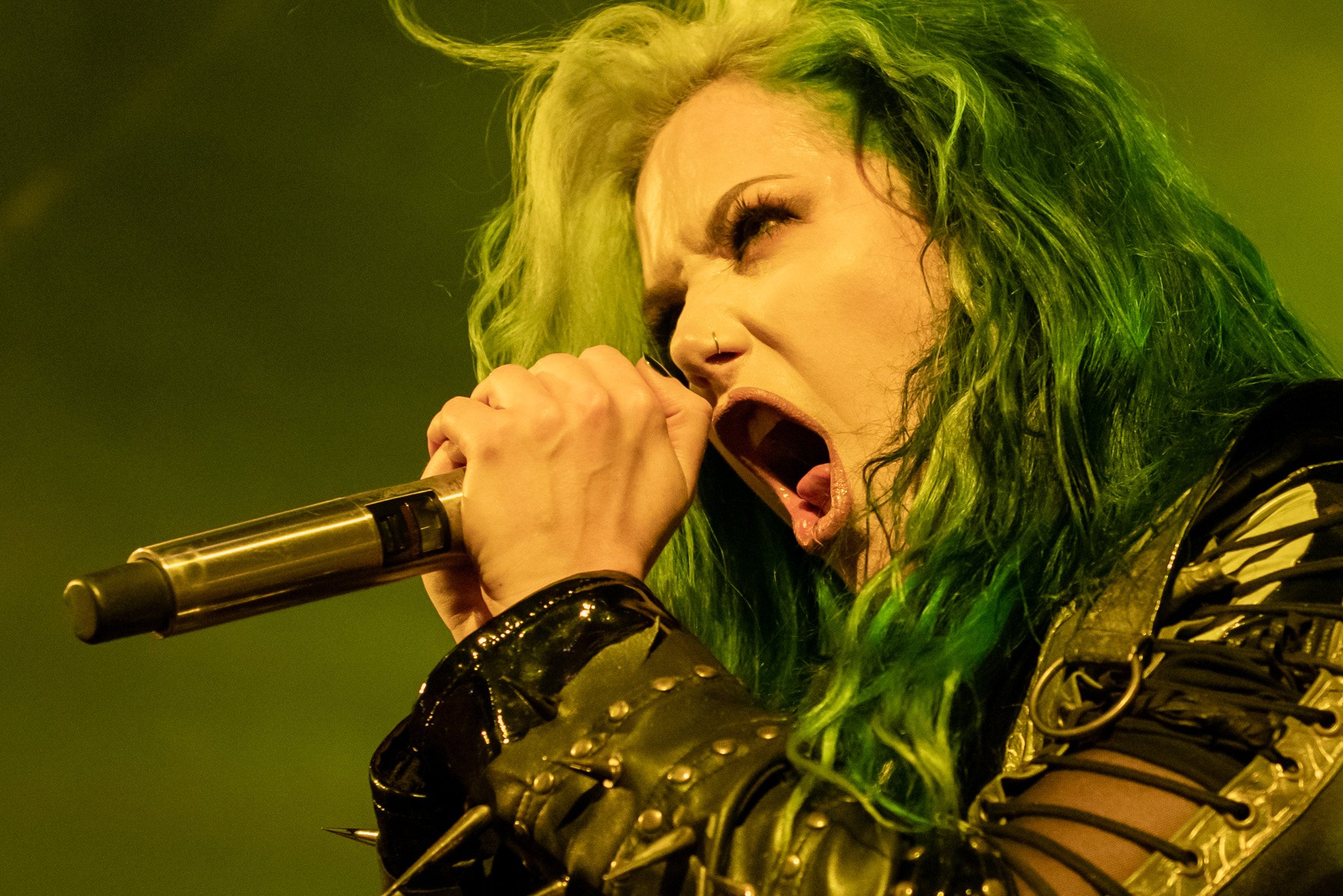 Arch Enemy na Audio, em São Paulo. Crédito: Leca Suzuki